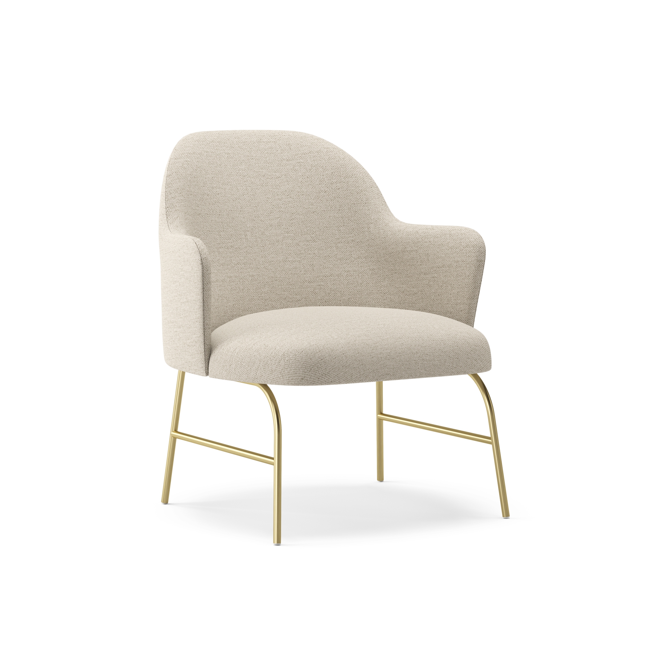 Mostra il prodotto Aleta lounge chair with metal base & armrest del produttore viccarbe