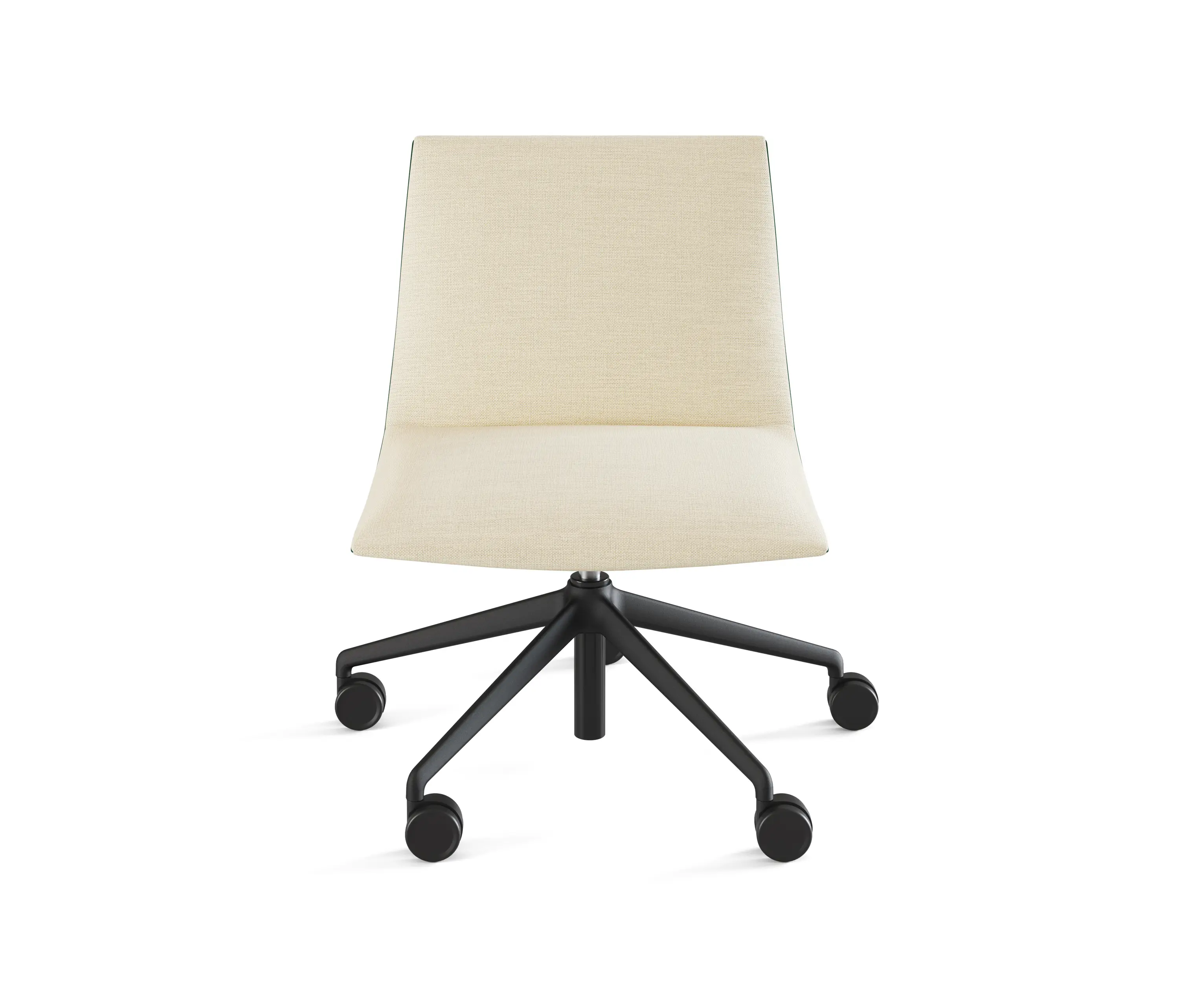 viccarbe - Noha chair with five casters nylon base