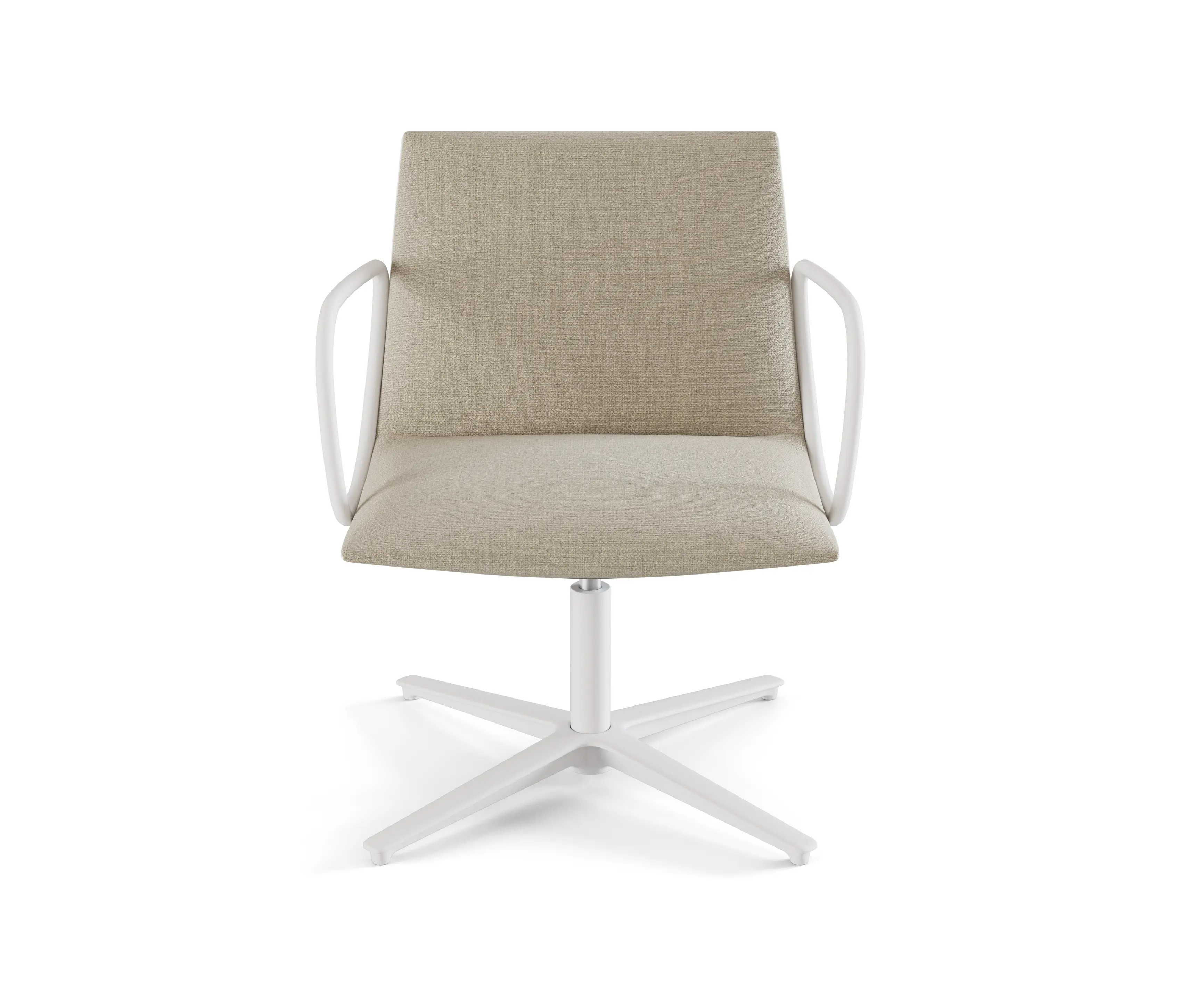 viccarbe - Noha lounge chair with metal armrest