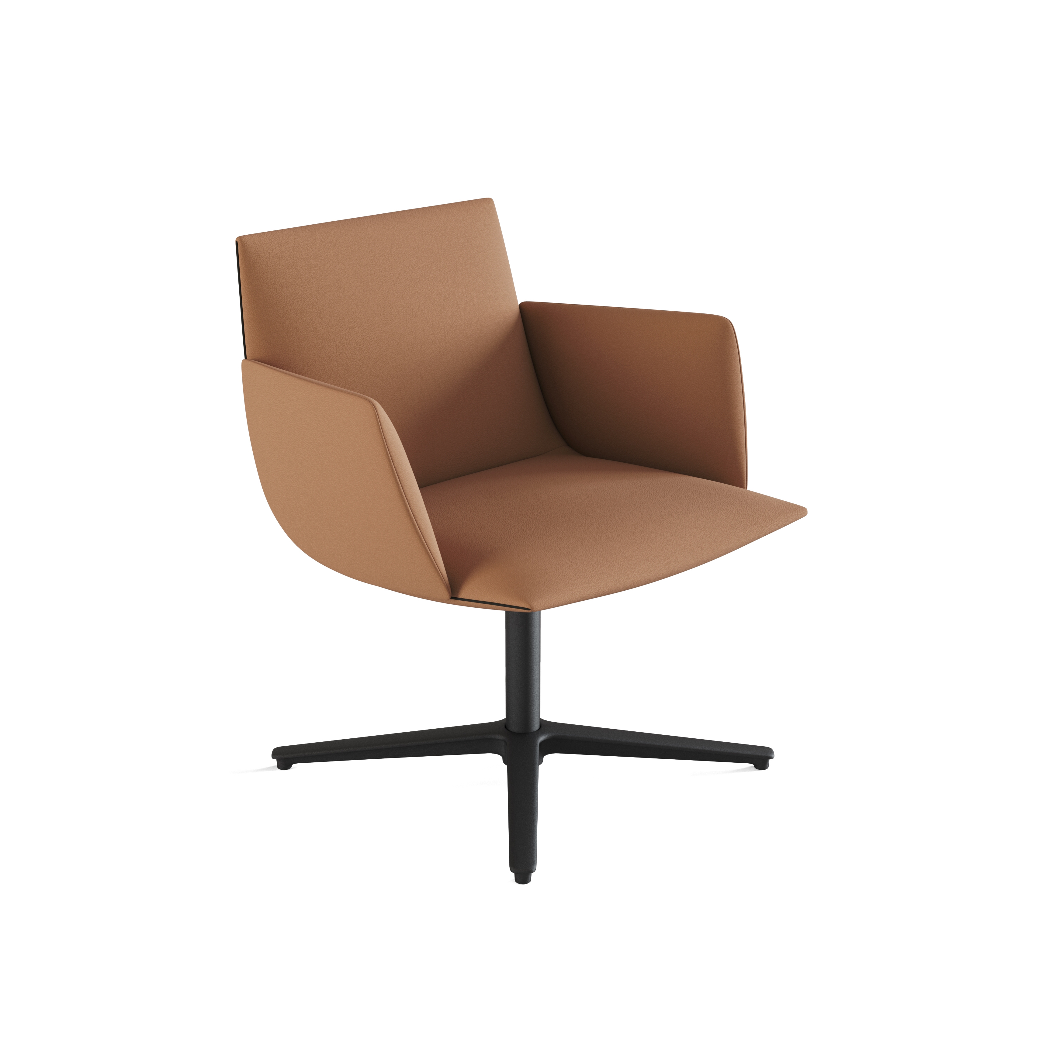 Afficher le produit Noha lounge chair with upholstered armrest du fabricant viccarbe