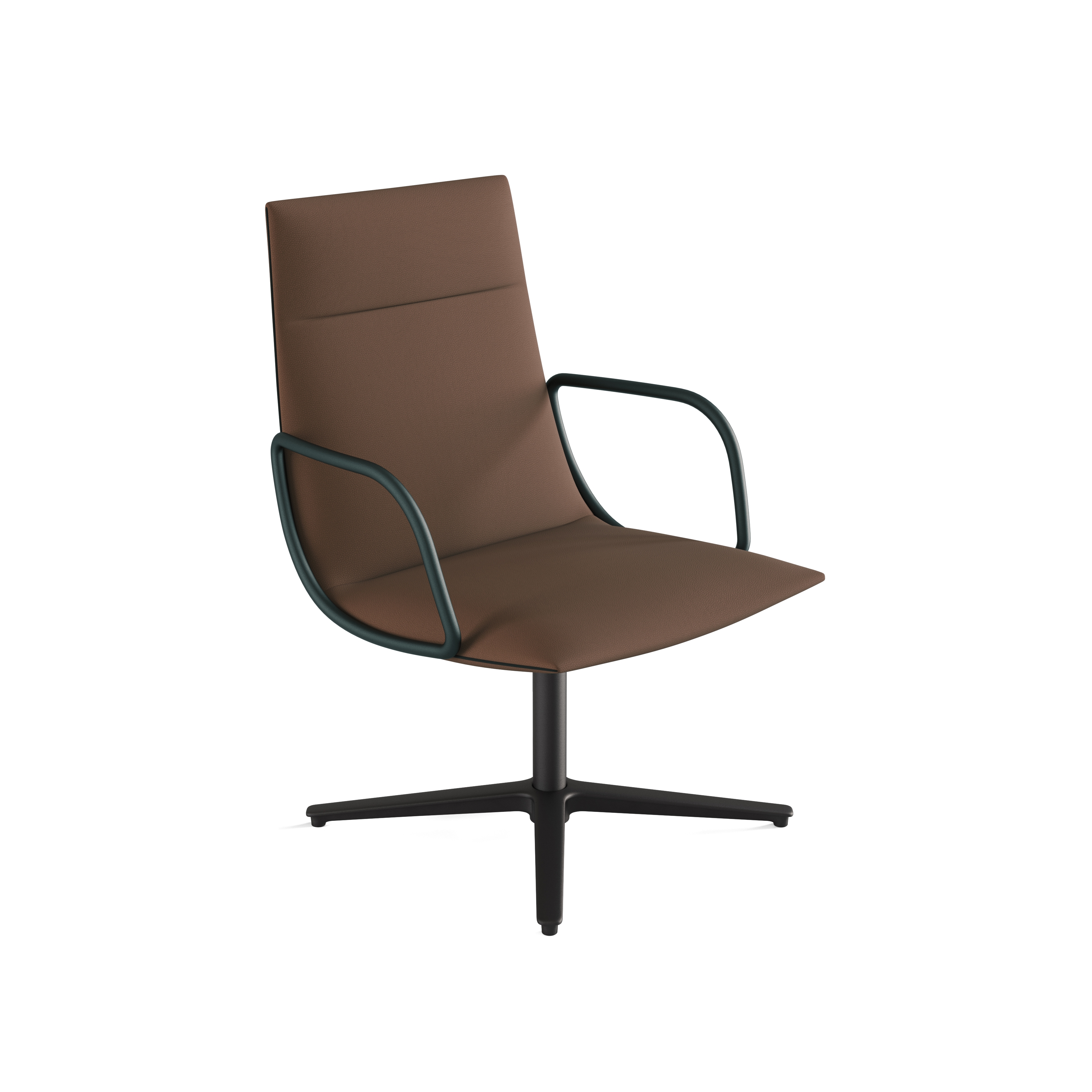 Mostra il prodotto Noha Executive lounge chair with metal armrest del produttore viccarbe