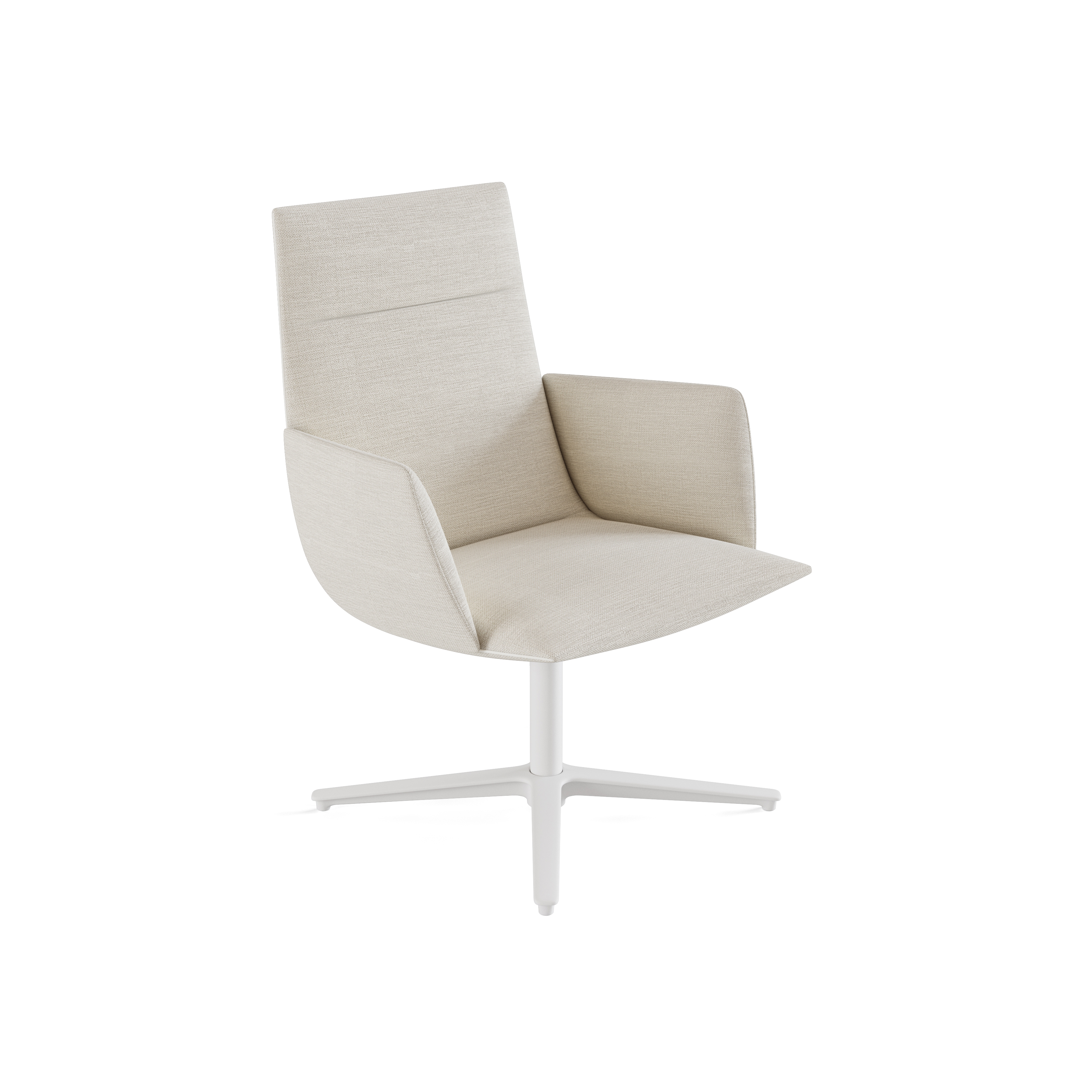 Afficher le produit Noha Executive lounge chair with upholstered armrest du fabricant viccarbe