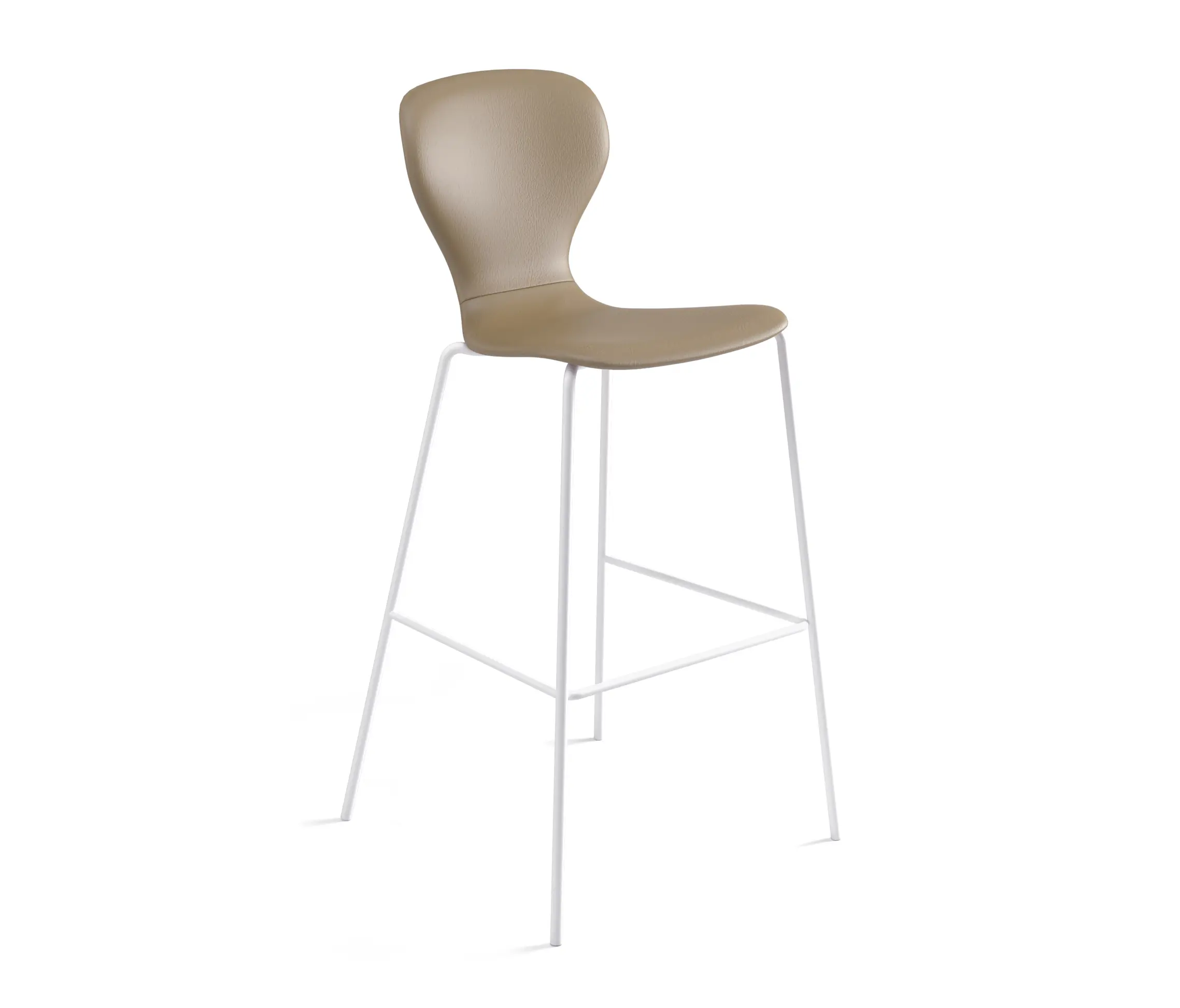 viccarbe - Ears stool - bar height smooth upholstered