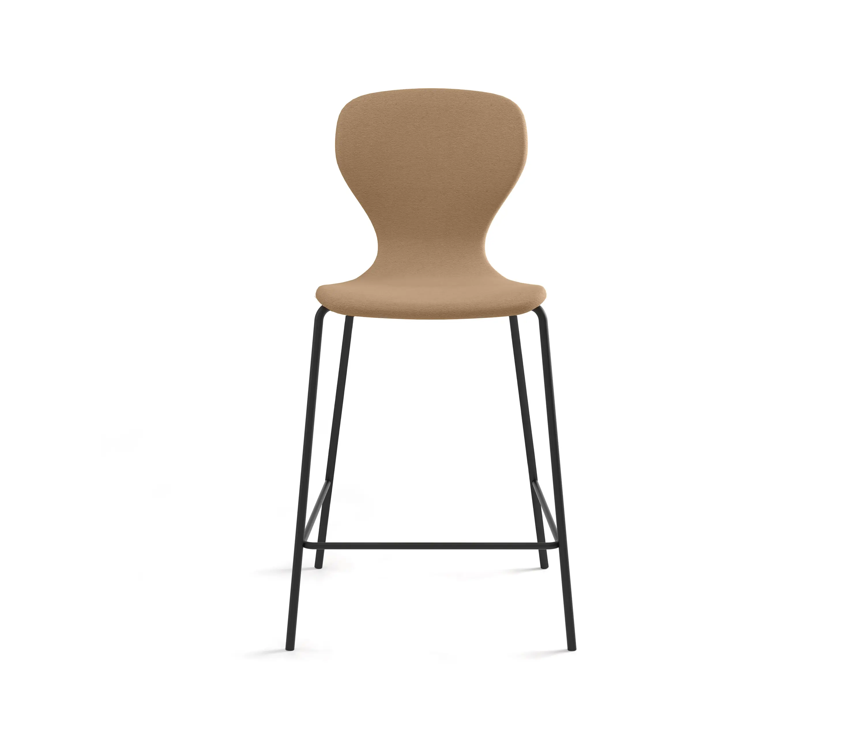 viccarbe - Ears stool - bar height smooth upholstered