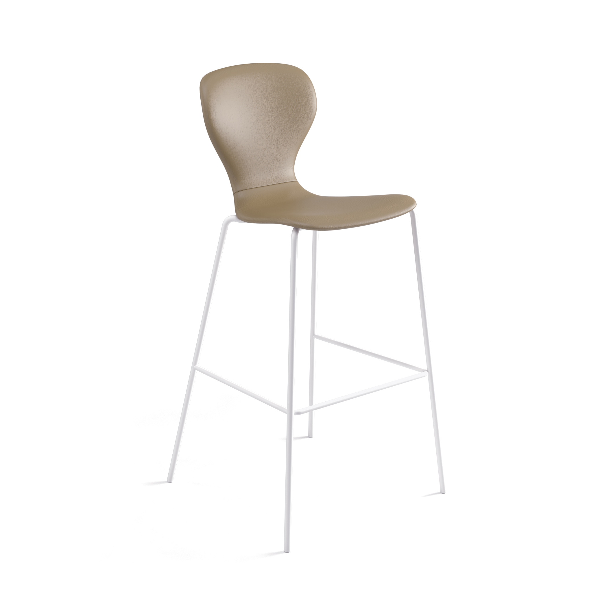 Mostra il prodotto Ears stool - bar height smooth upholstered del produttore viccarbe