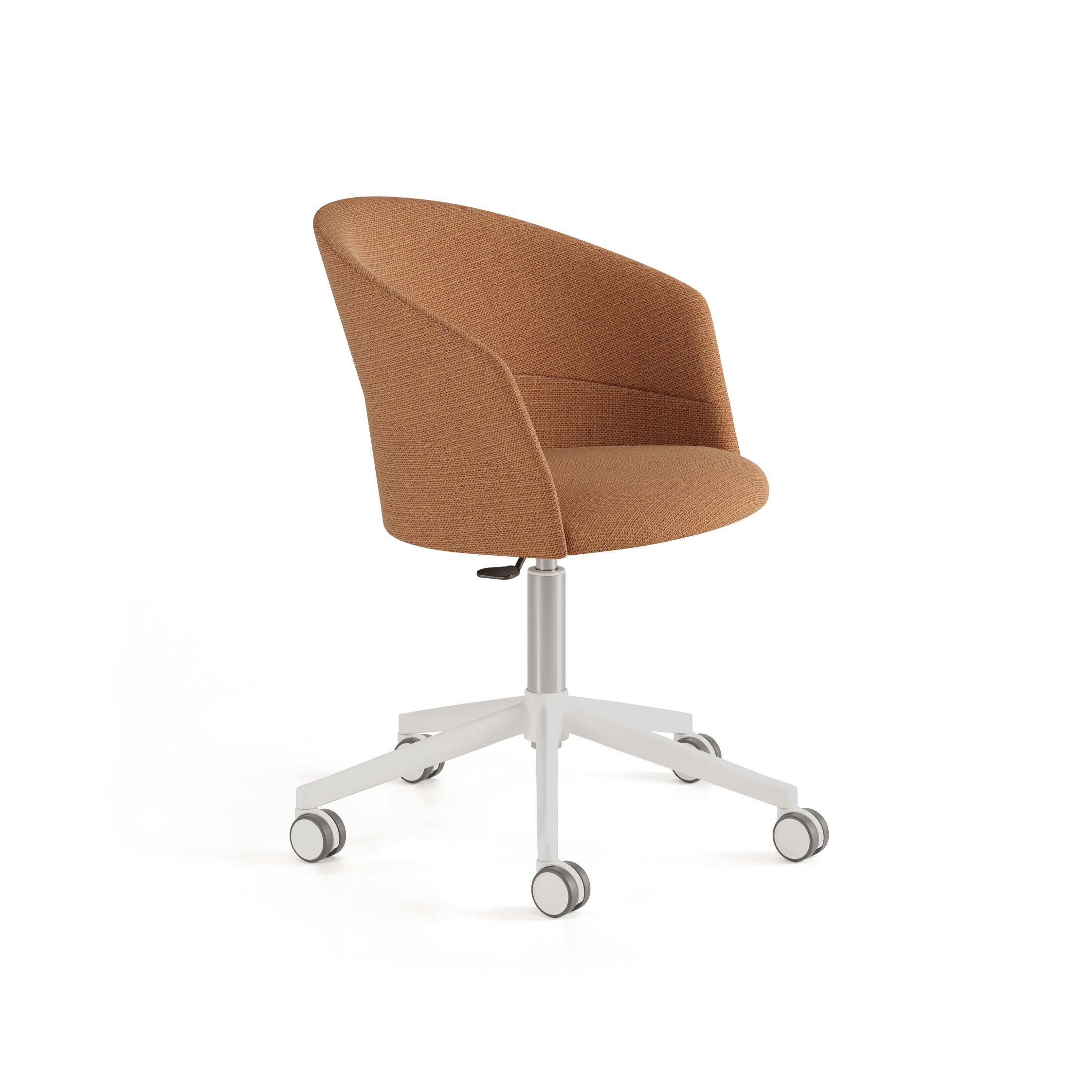 Display product Copa chair - five casters base & smooth upholstery from manufacturer viccarbe