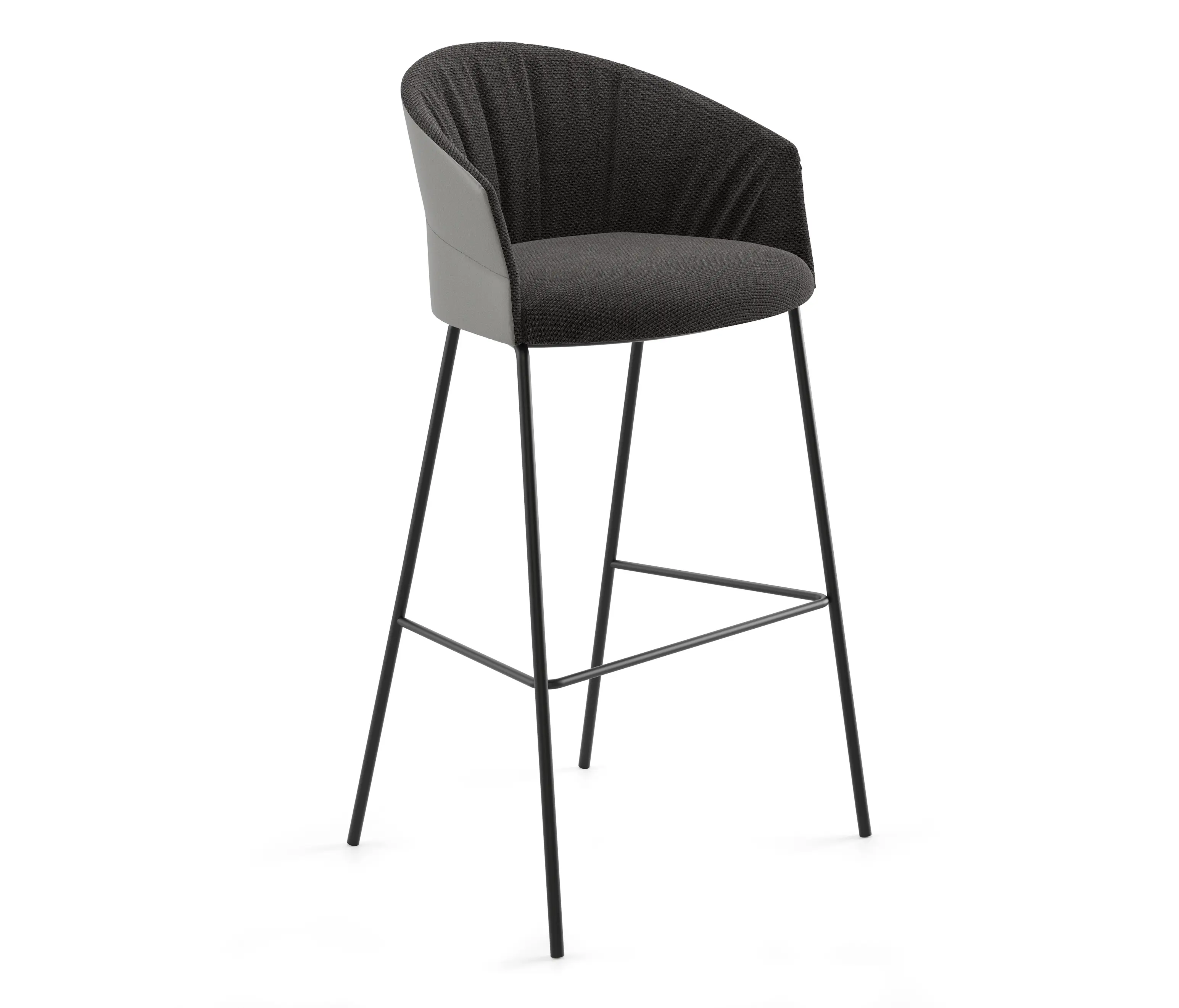 viccarbe - Copa stool - fixed base bar height soft upholstery