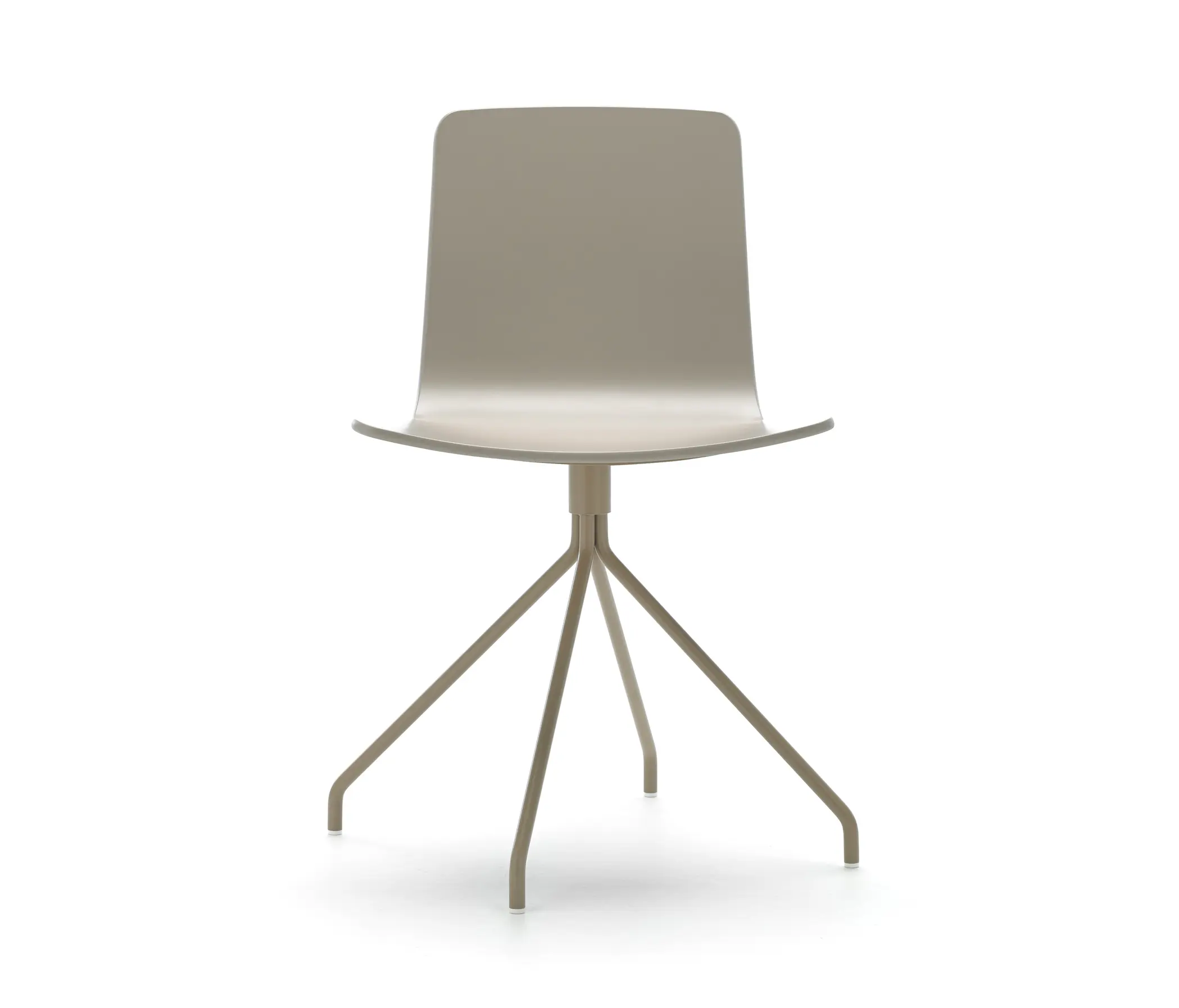 viccarbe - Klip chair - swivel base & stained / lacquered seat