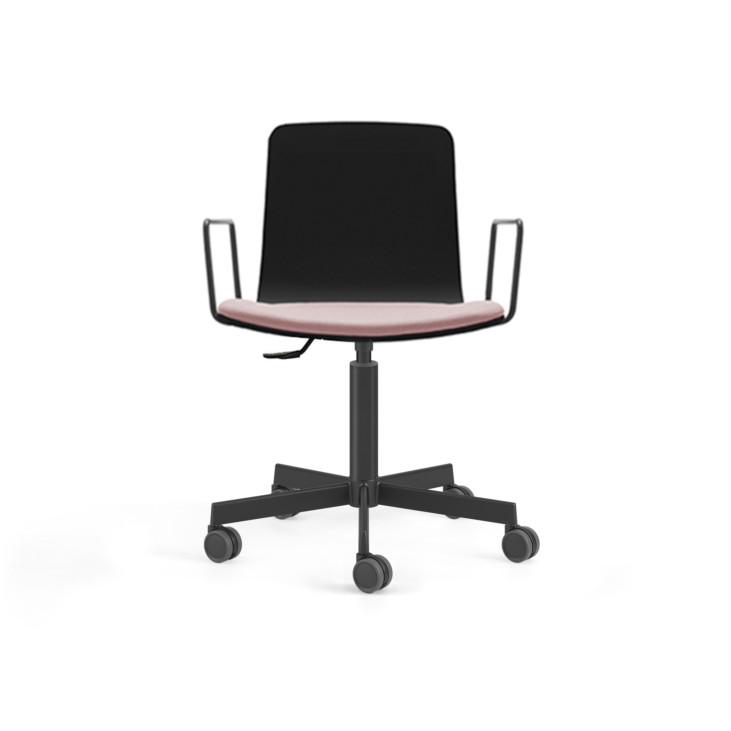 Mostrar el producto Silla Klip - base de cinco ruedas y asiento pulimentado/lacado con cojín del fabricante viccarbe