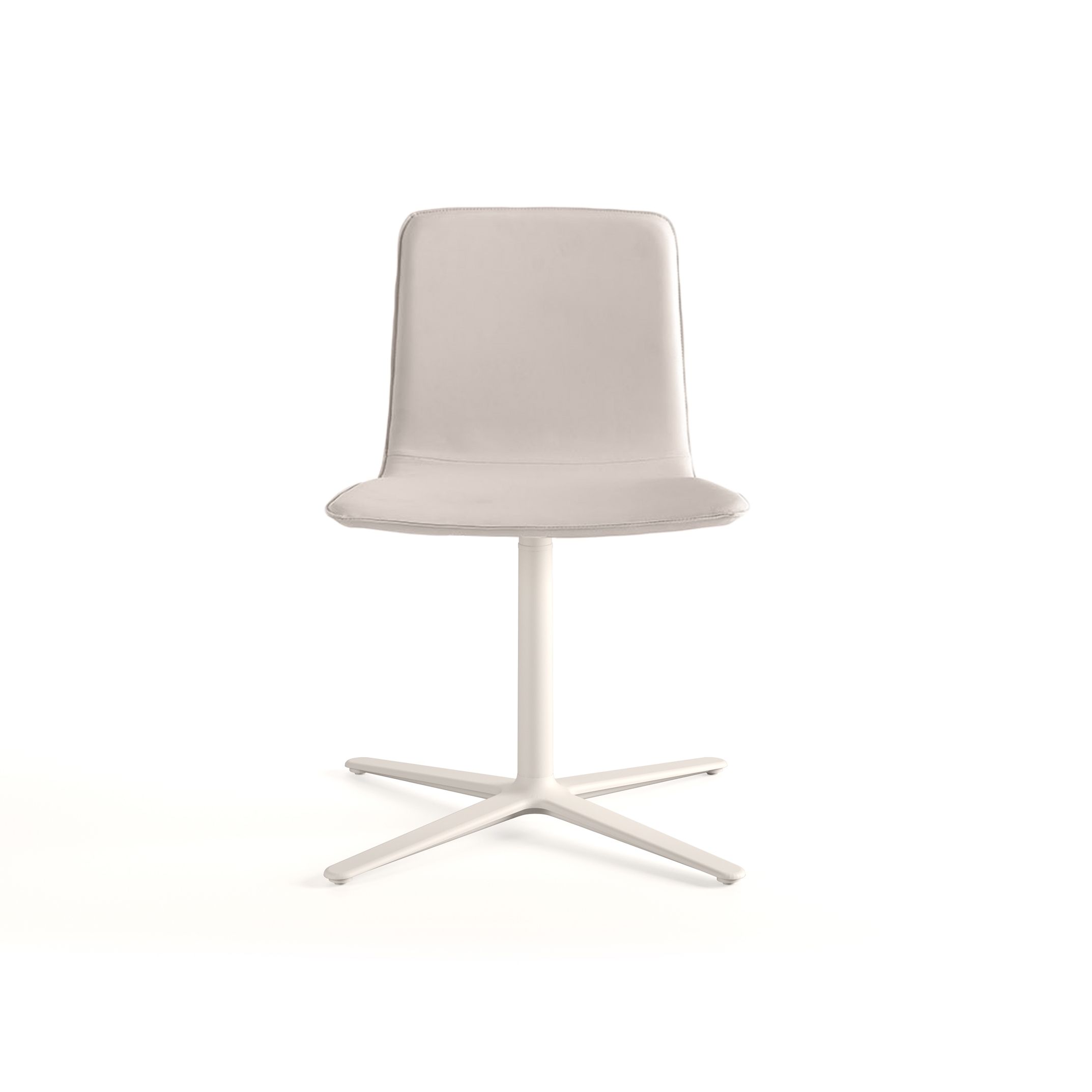 Display product Klip chair - flat swivel base & smooth upholstery from manufacturer viccarbe