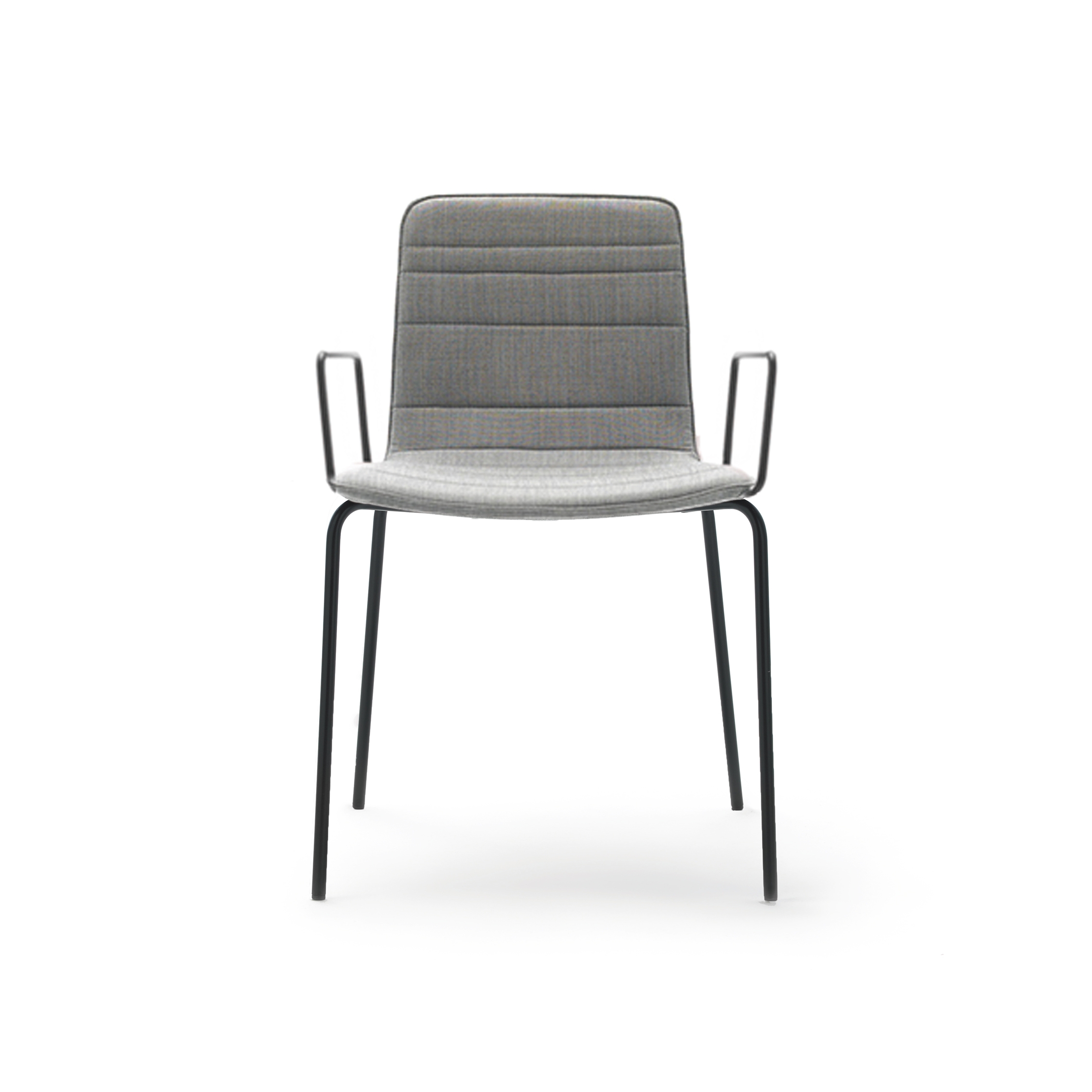 Mostra il prodotto Klip chair - four metal legs base & lined upholstery del produttore viccarbe