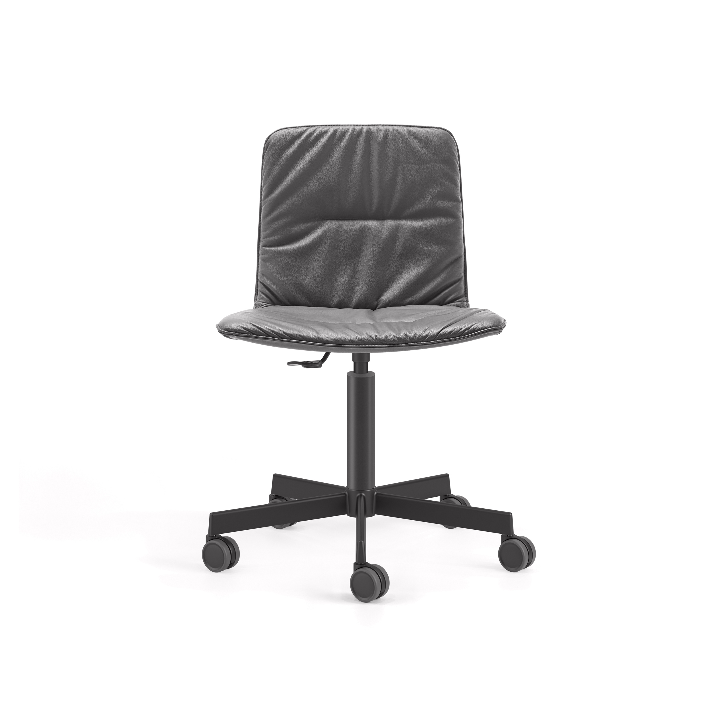 Klip chair - five casters base & soft upholstery
