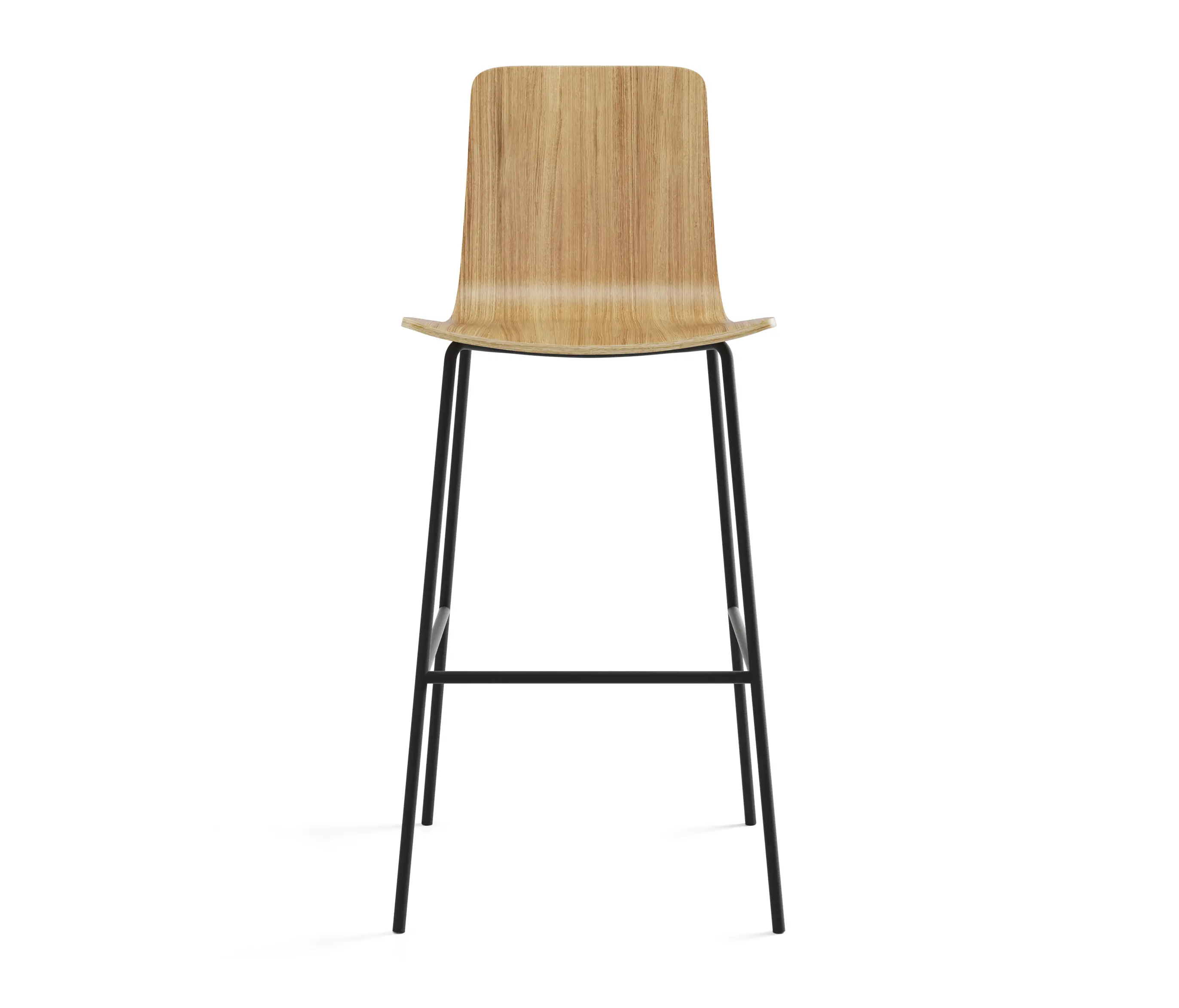 viccarbe - Klip stool - fixed base bar height & stained seat
