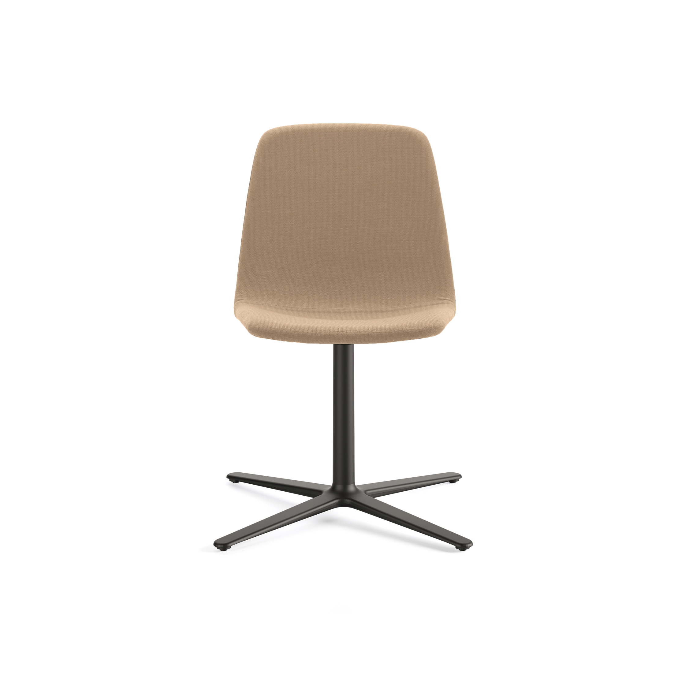 Display product Maarten chair - flat swivel base & smooth upholstery from manufacturer viccarbe