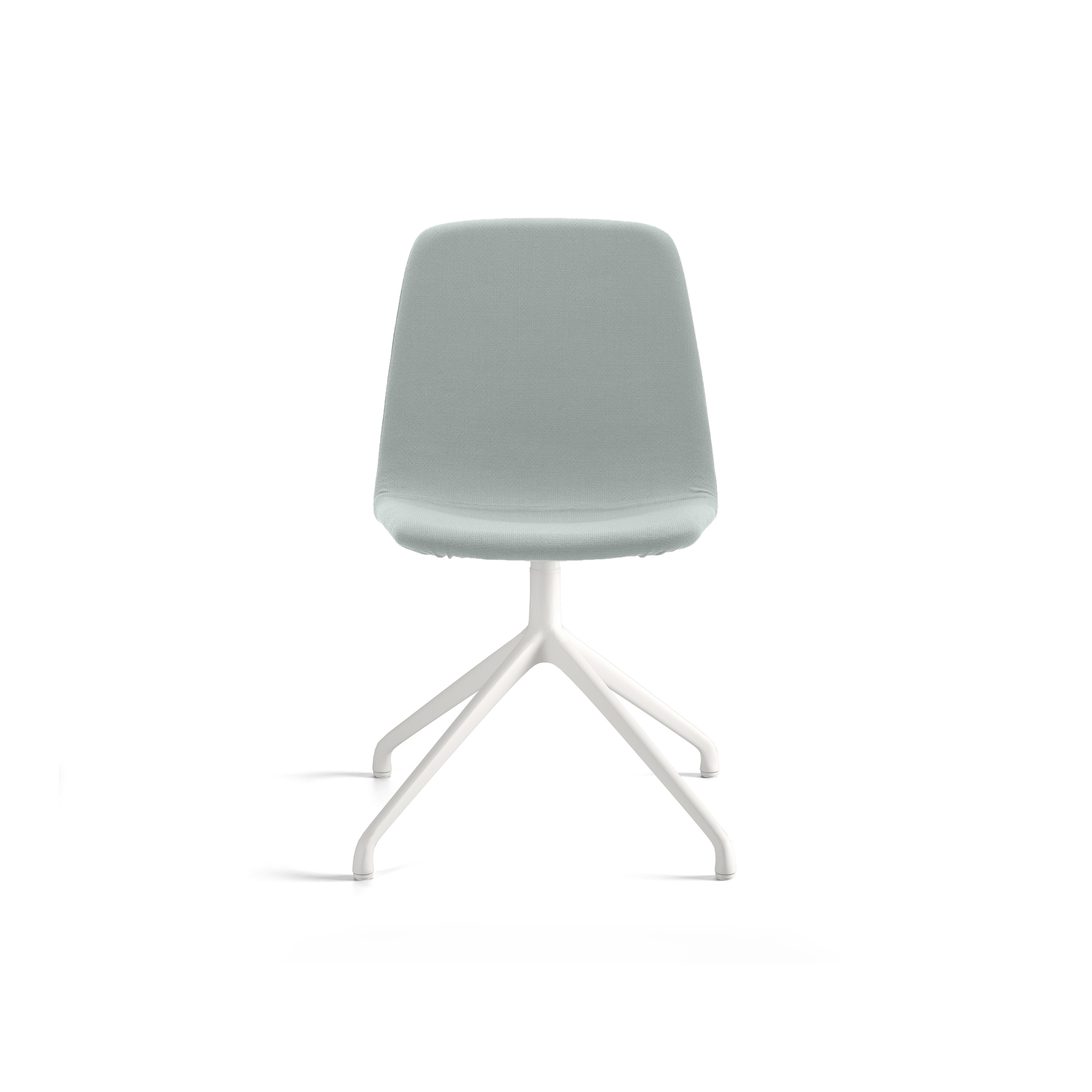Maarten chair - pyramid swivel base & smooth upholstery