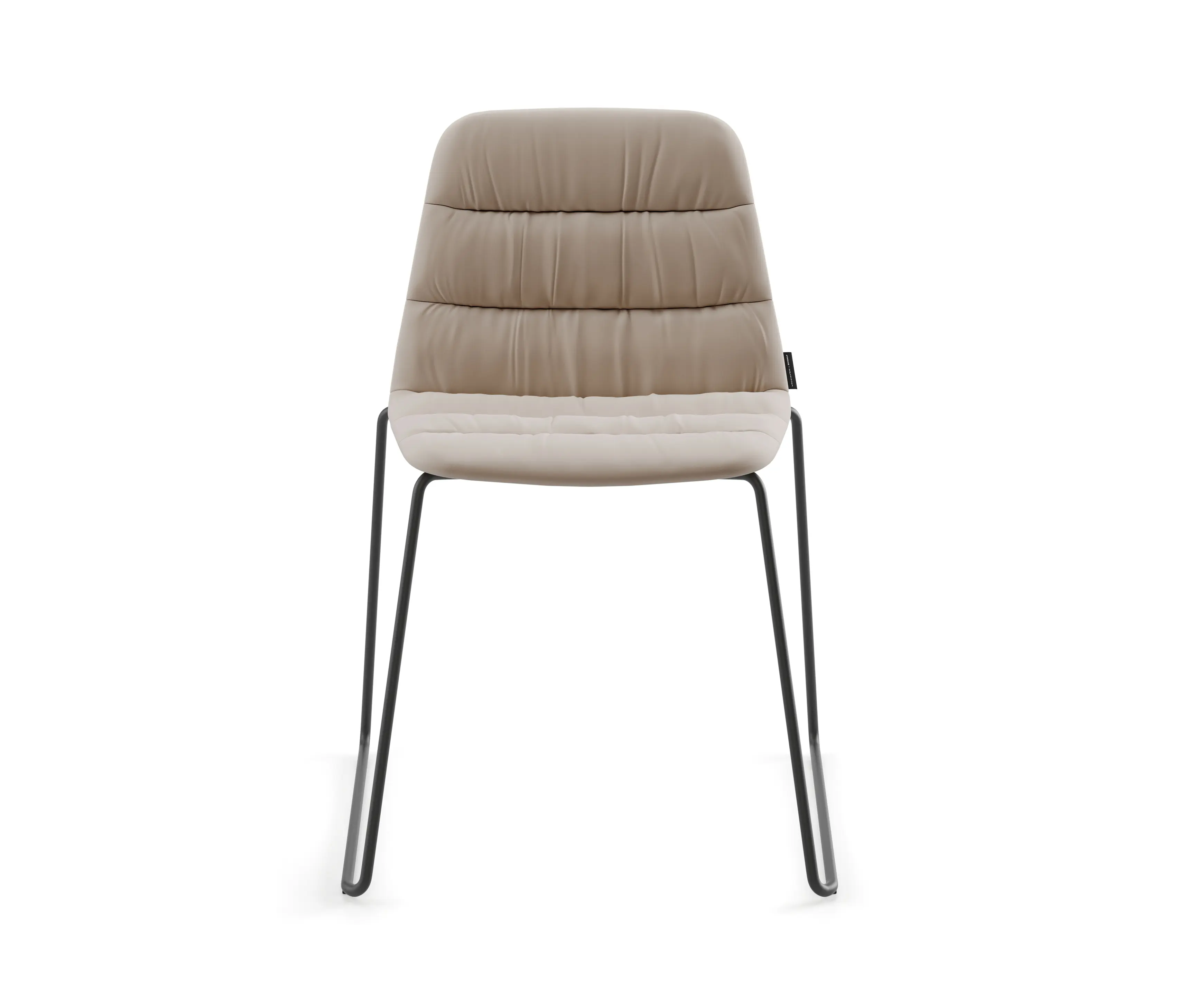 viccarbe - Maarten chair - sled base & soft upholstery