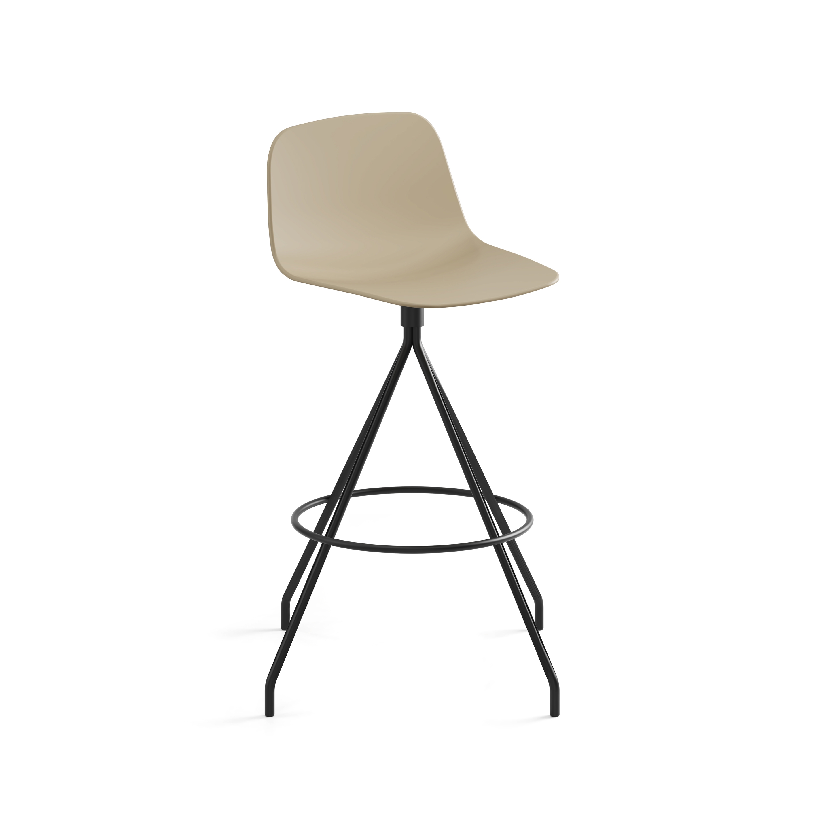 Mostra il prodotto Maarten Plastic stool - swivel base counter height del produttore viccarbe
