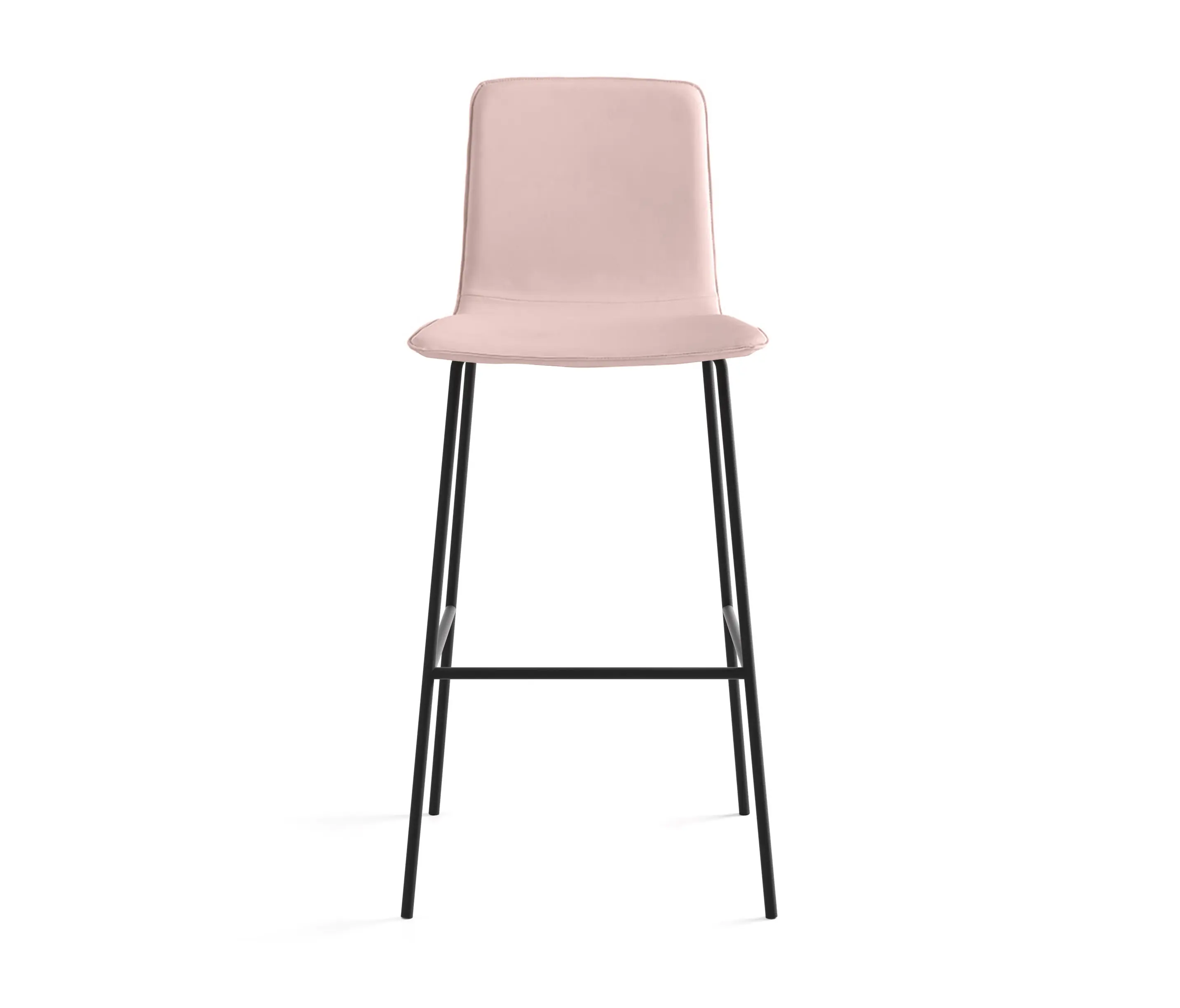 viccarbe - Klip stool - fixed base bar height & smooth upholstery