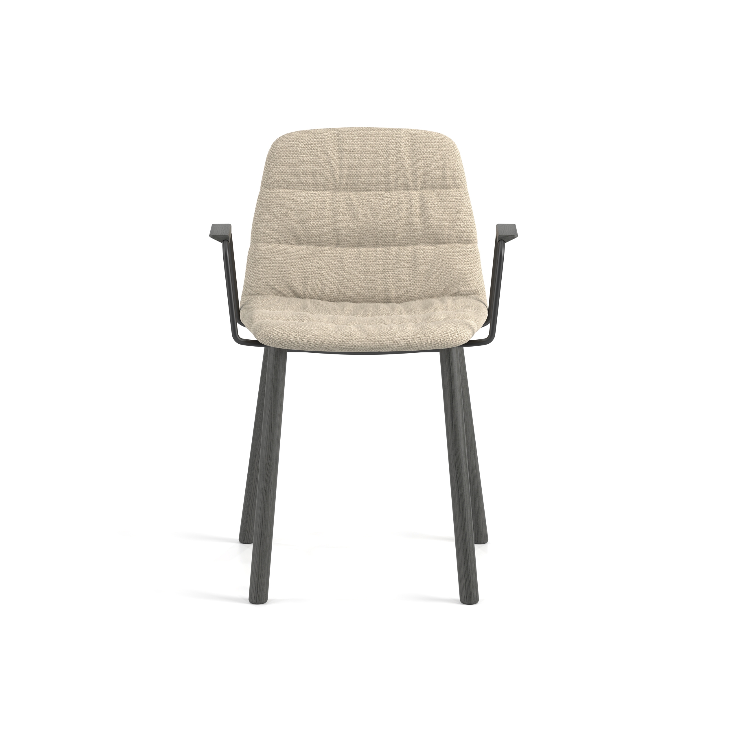 Mostrar el producto Silla Maarten - base cuatro patas tapizadas y asiento tapizado soft del fabricante viccarbe