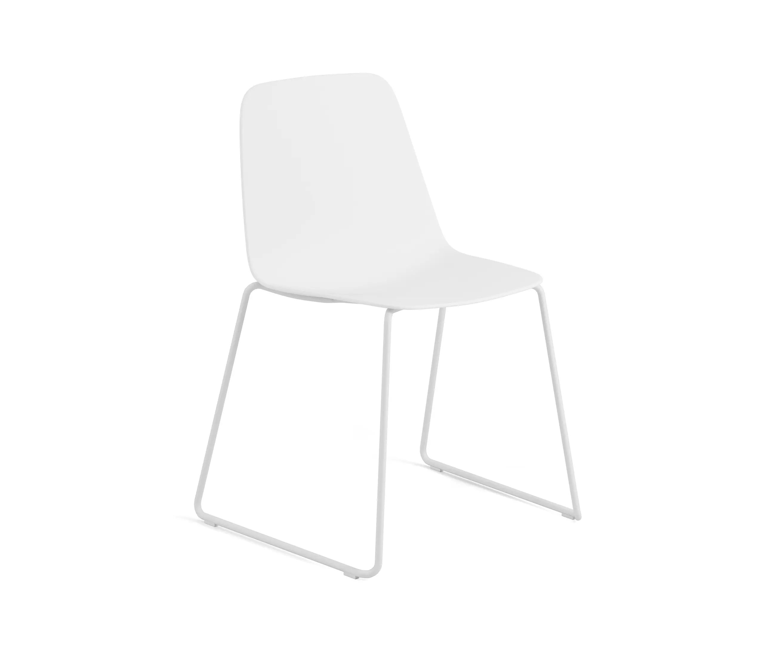 viccarbe - Silla Maarten Plastic - base patín