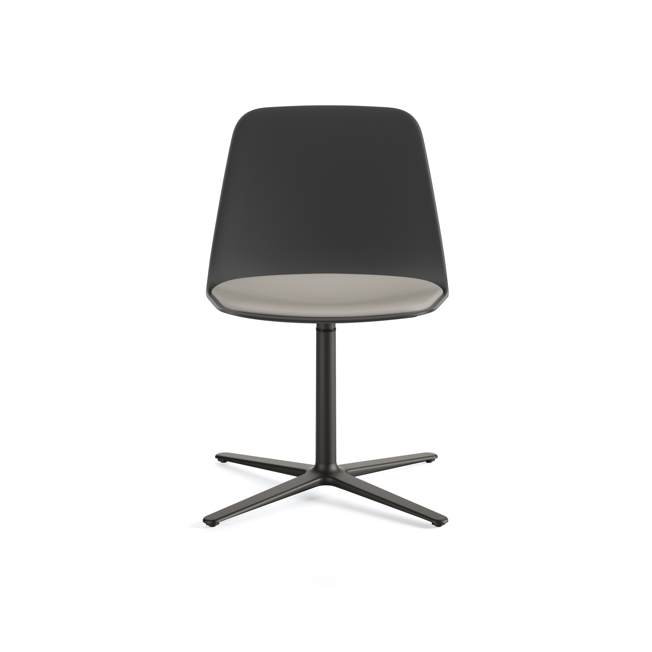 Mostra il prodotto Maarten Plastic chair - flat swivel base with cushion del produttore viccarbe
