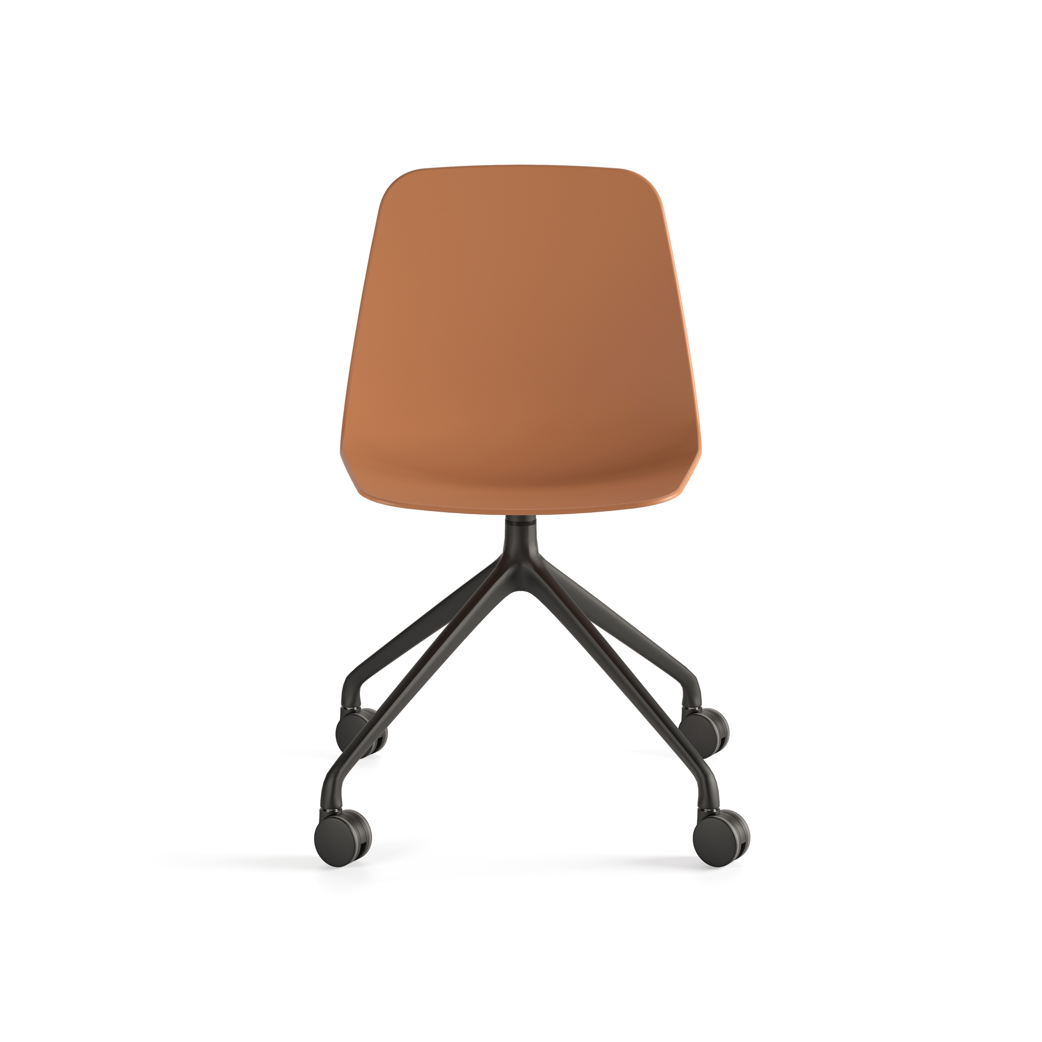 Mostra il prodotto Maarten Plastic chair - pyramid swivel base with casters del produttore viccarbe