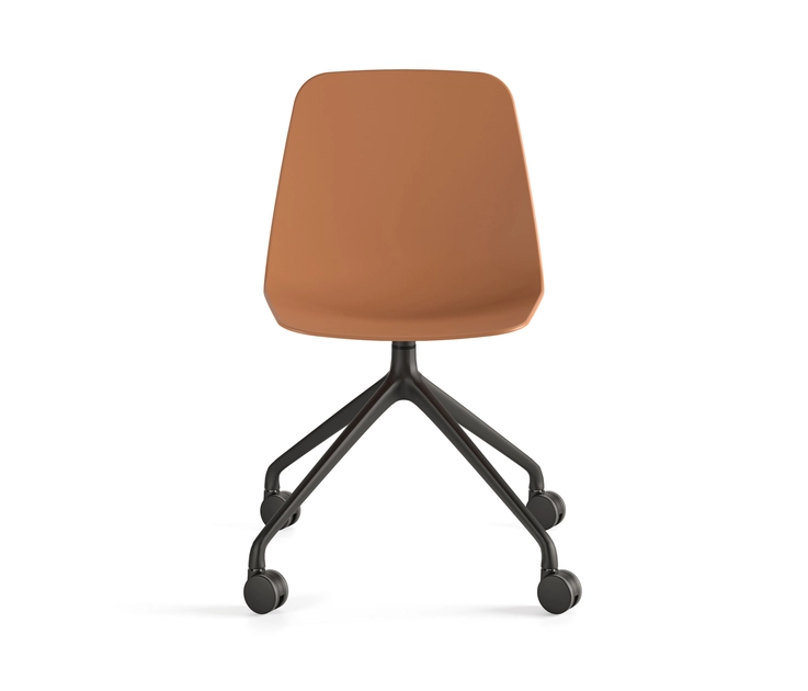 MAARTEN PLASTIC CHAIR - PYRAMID SWIVEL BASE WITH CASTERS - Chairs from ...