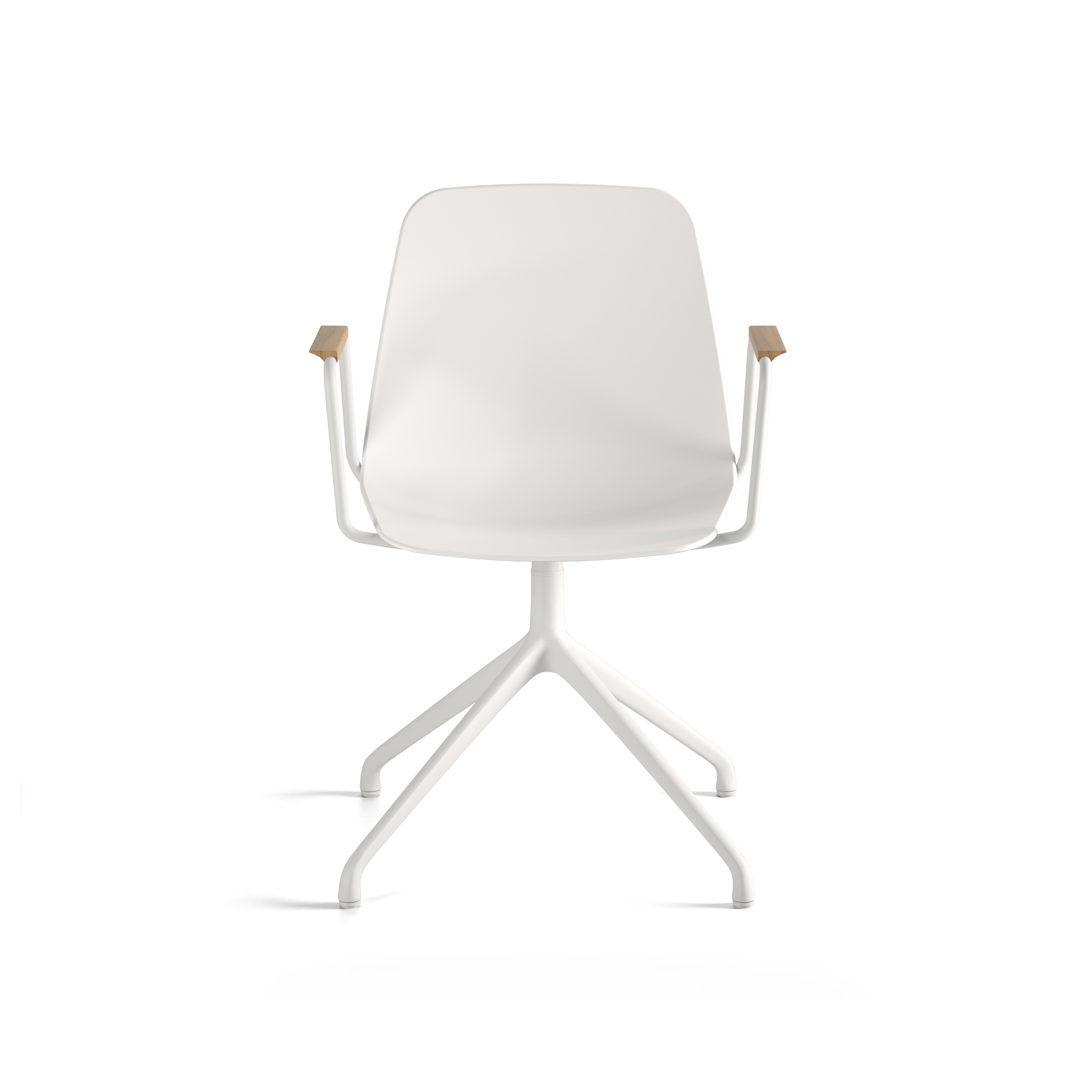 Produkt Maarten Plastic chair - pyramid swivel base des Herstellers viccarbe anzeigen