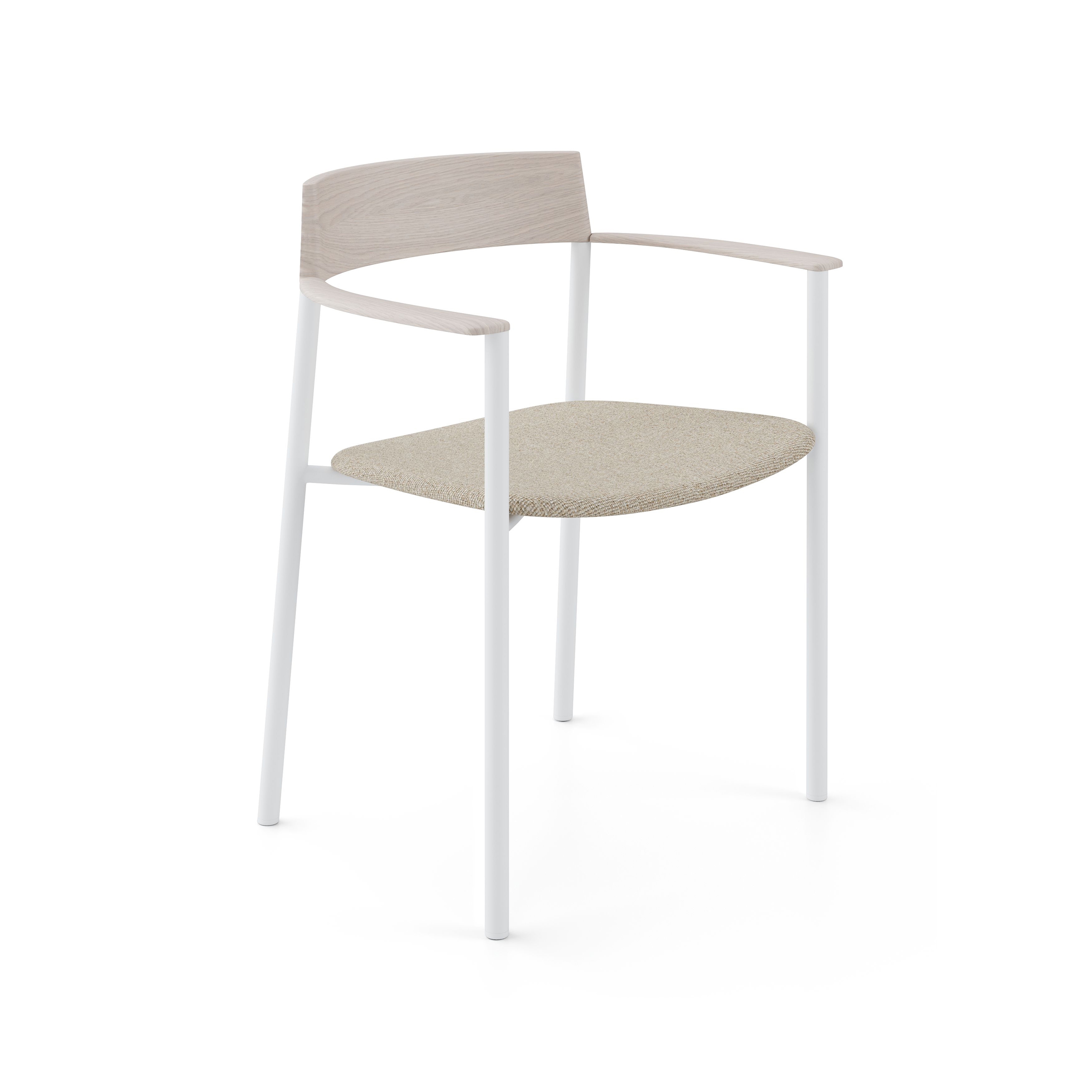 Perxa chair with upholstered seat