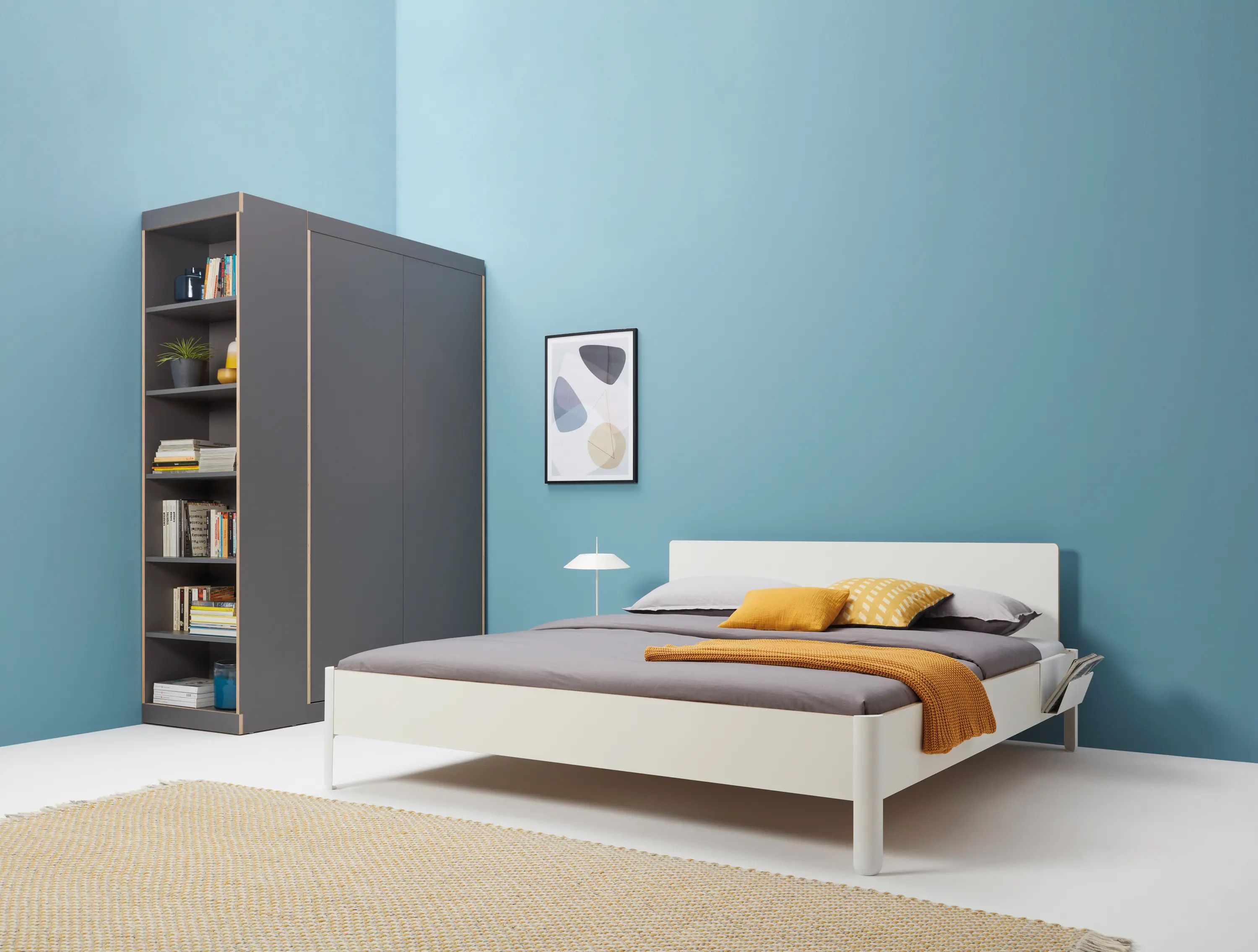 Müller small living - Nait double bed with headboard