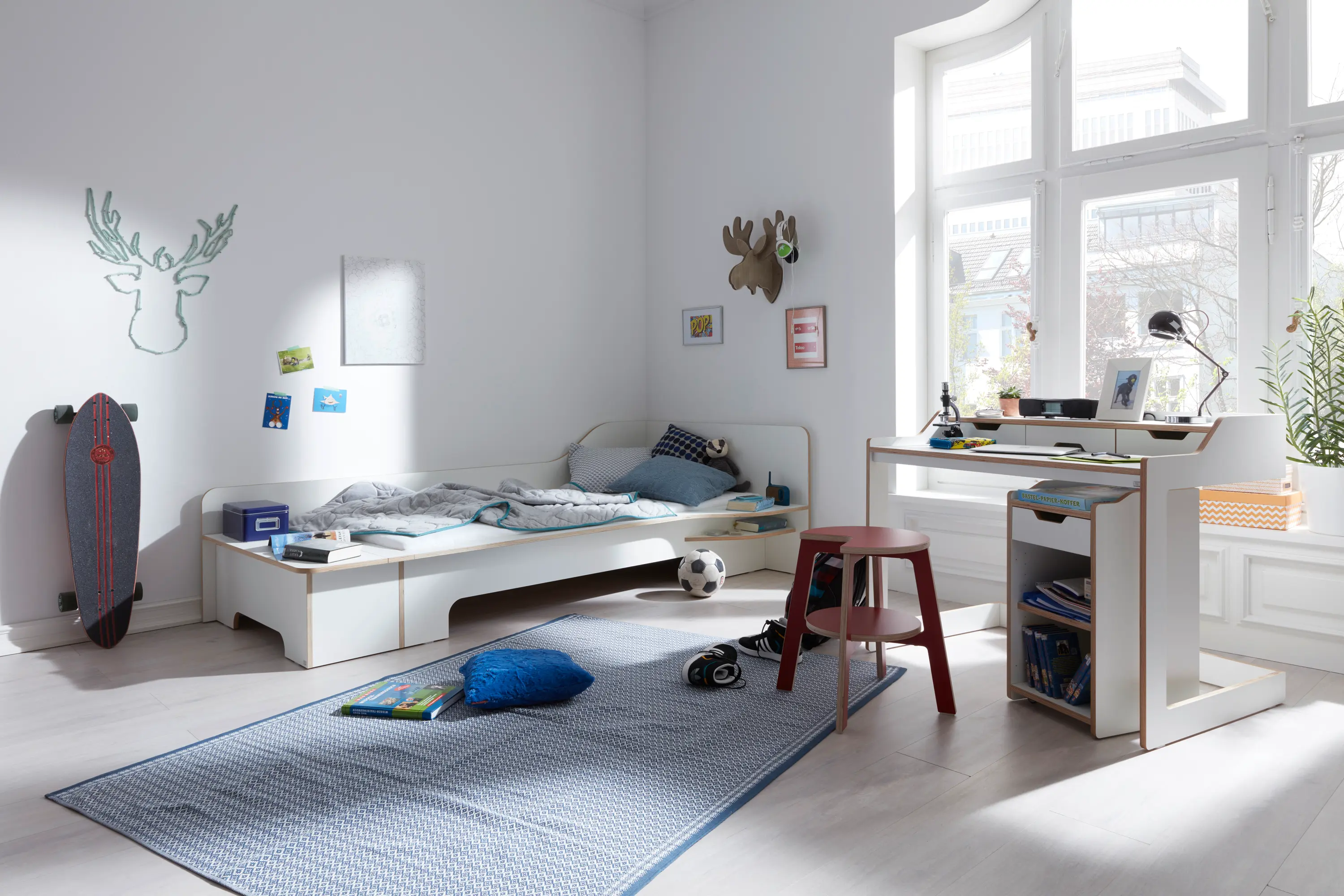 Müller small living - Plane bureau CPL white