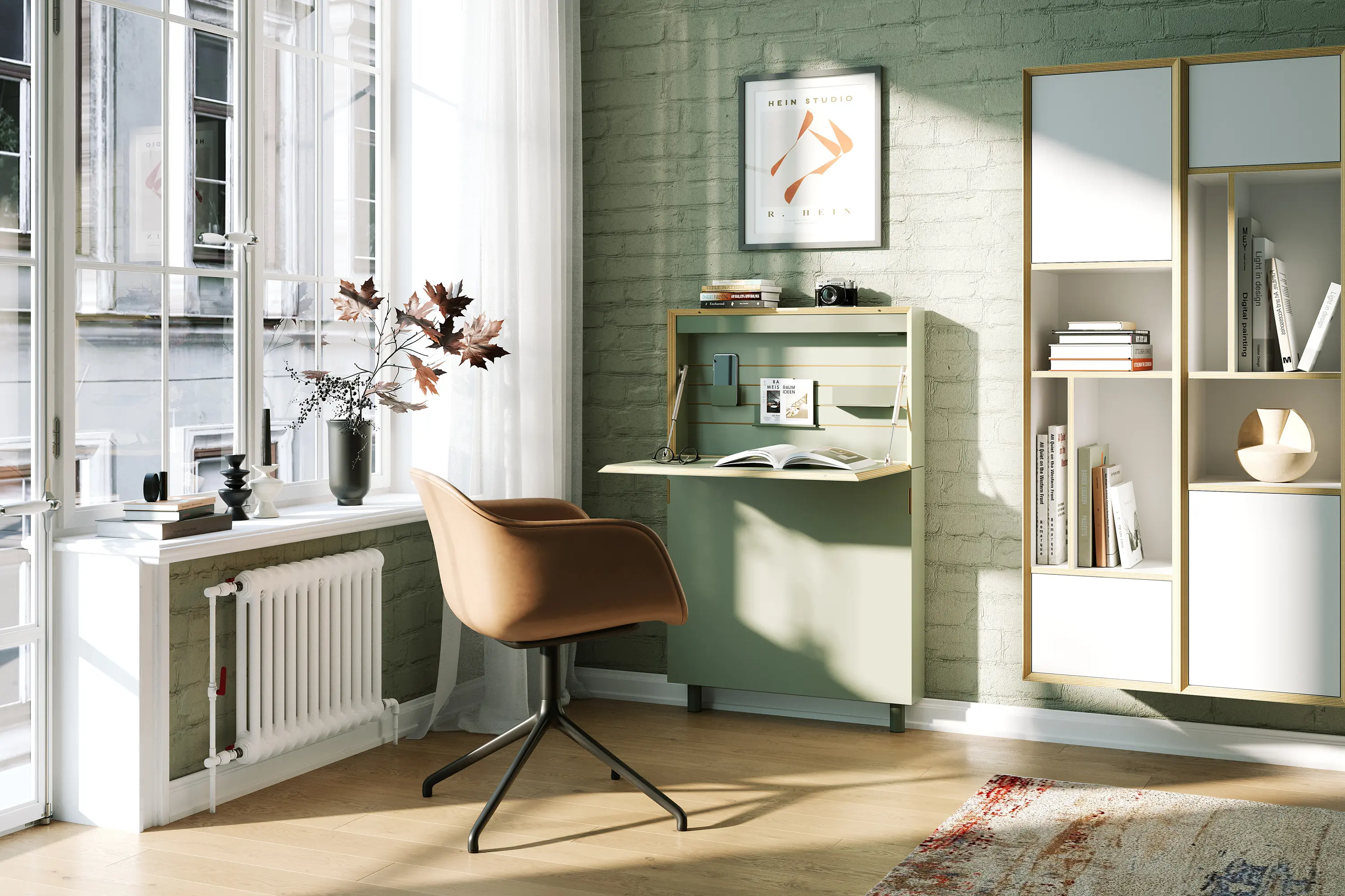 Müller small living - Flatmate linoleum smokey blue