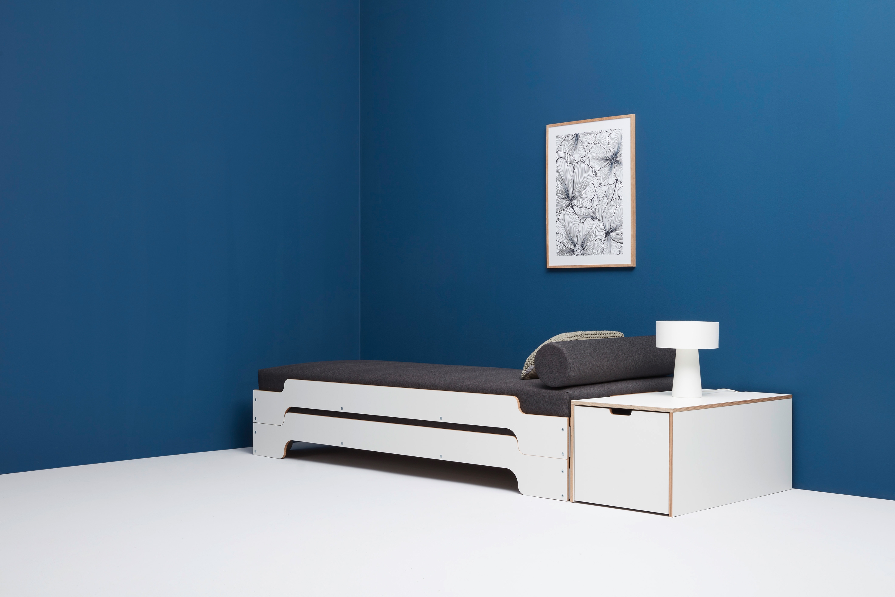 STACKING BED BEDSIDE TABLE LAQUERED - Night stands from Müller small ... image.