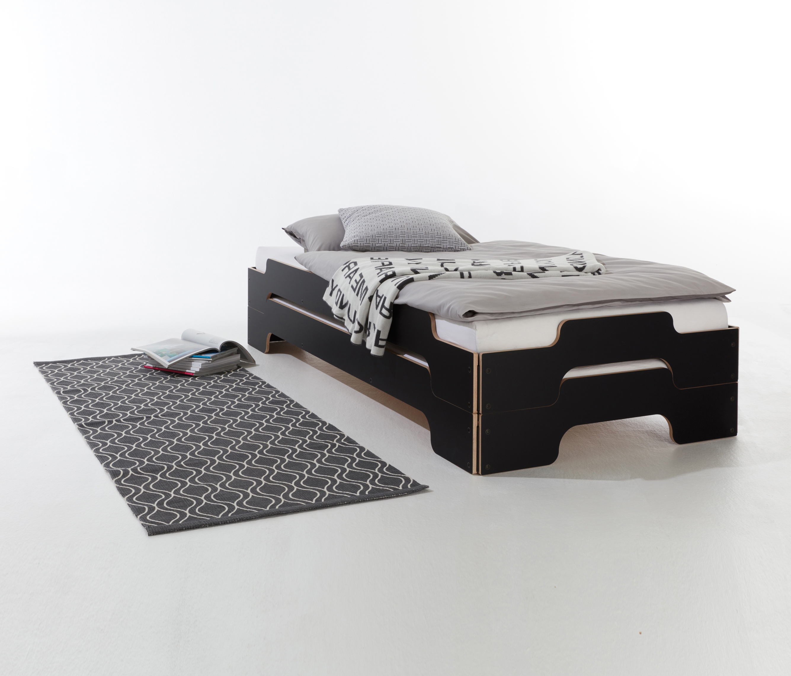 STACKING BED BEDSIDE TABLE CPL WHITE - Night stands from Müller small ...