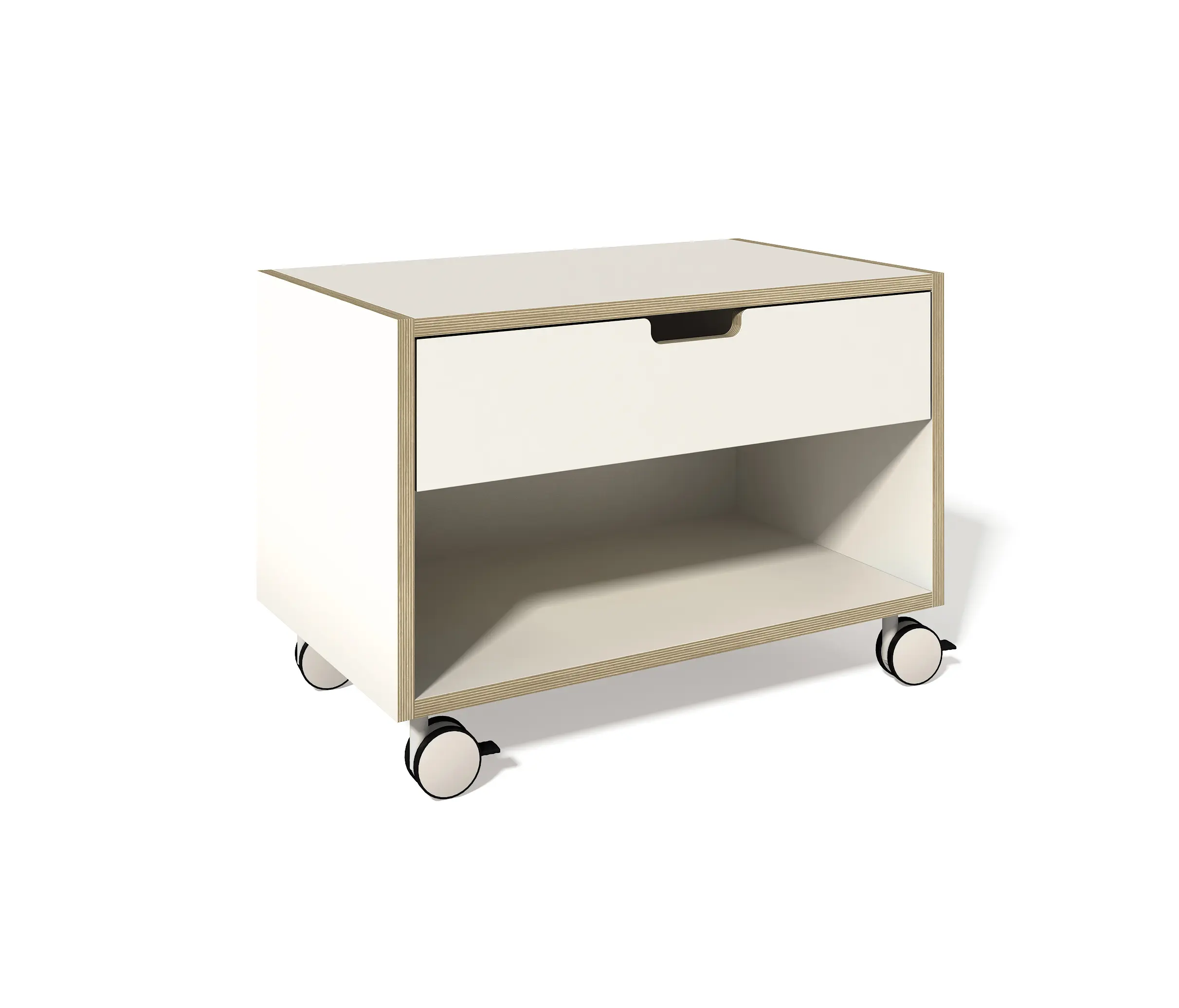 Müller small living - Stacking bed bedside table CPL white