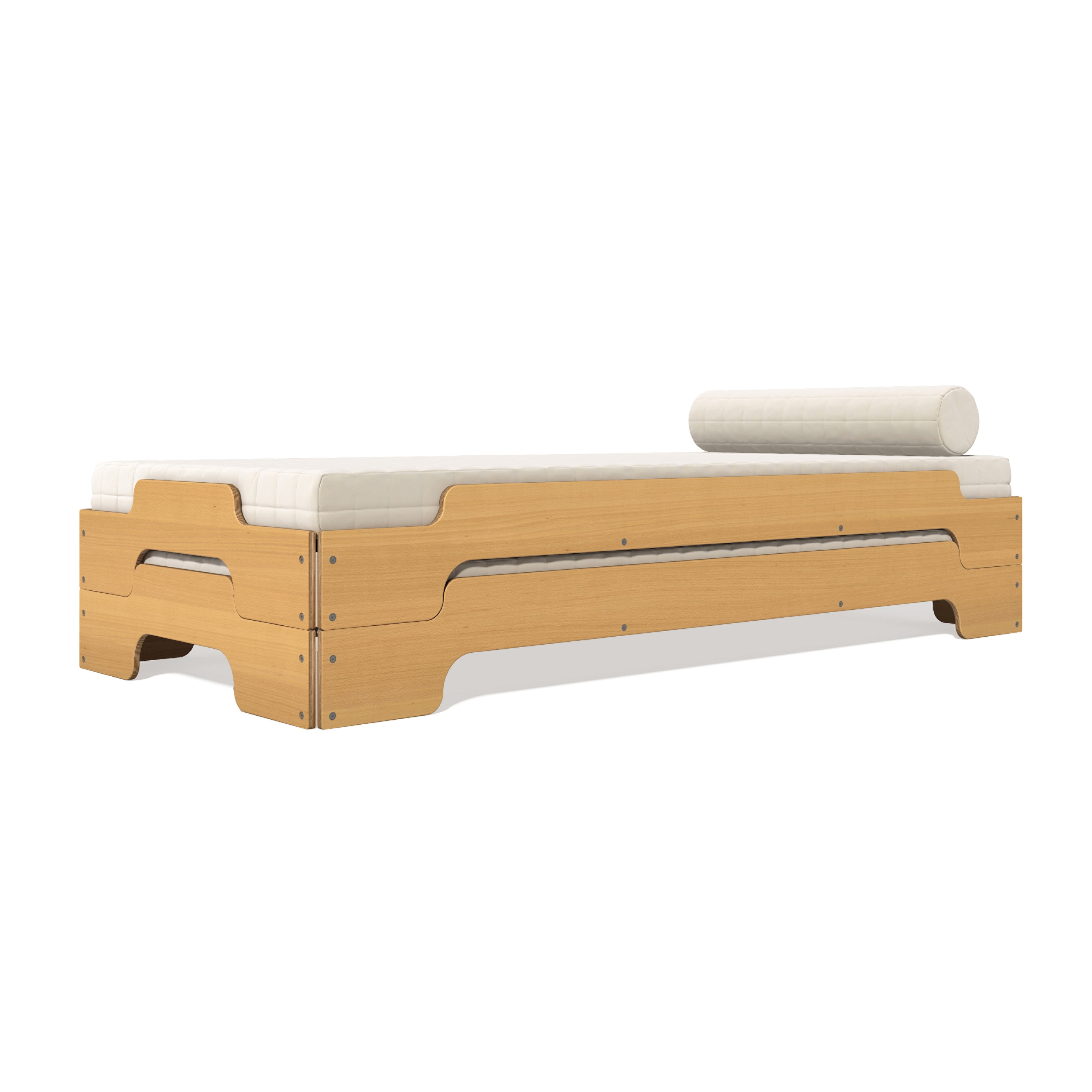 Display product Stacking bed classic beech from manufacturer Müller small living
