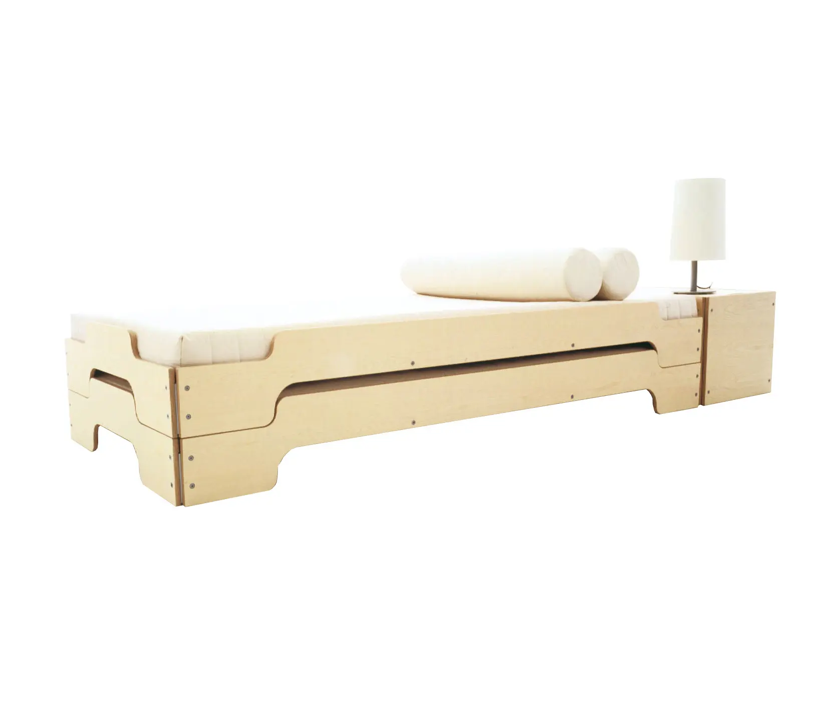 Müller small living - Stacking bed classic beech