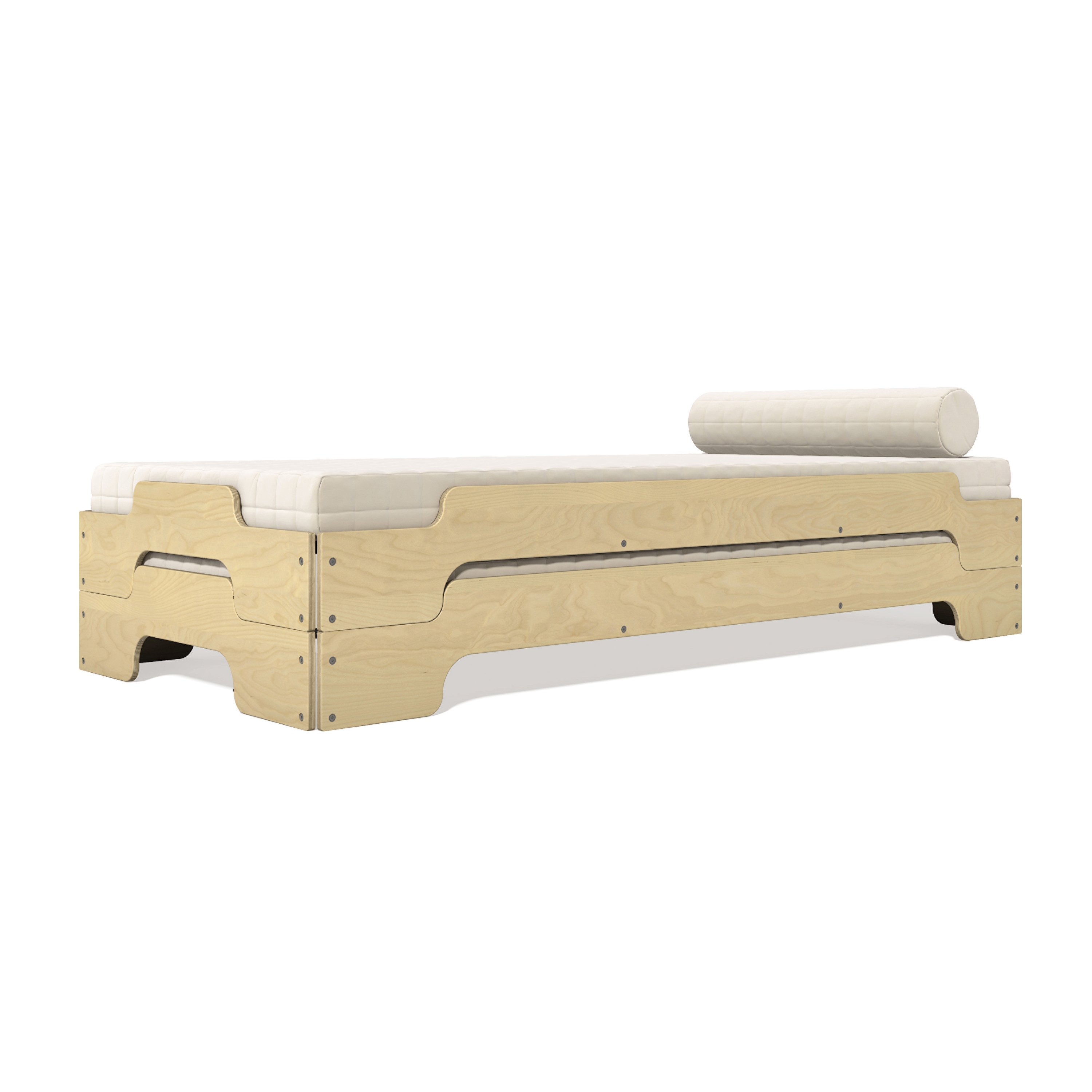 Display product Stacking bed classic beech from manufacturer Müller small living