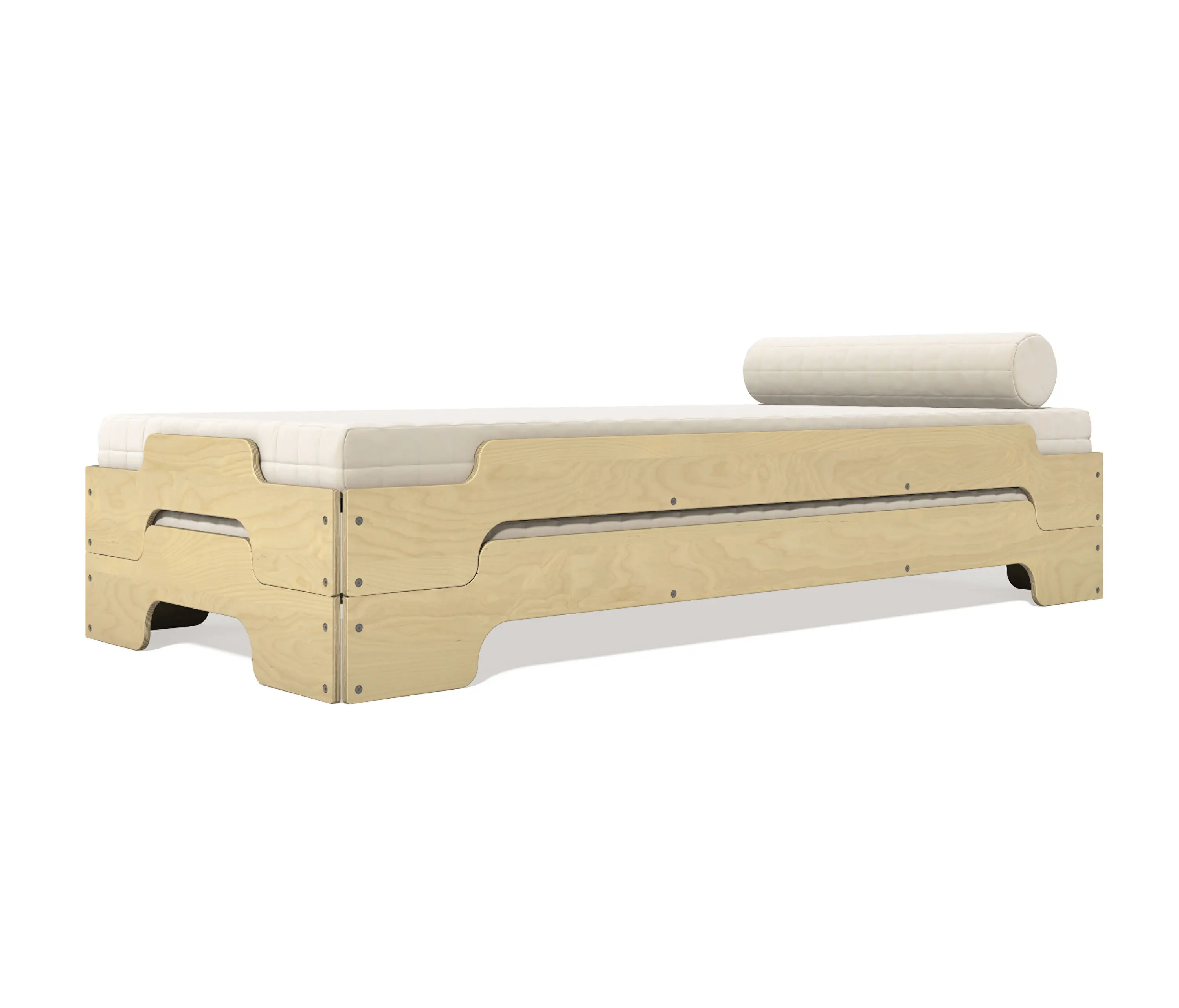 Müller small living - Stacking bed classic beech