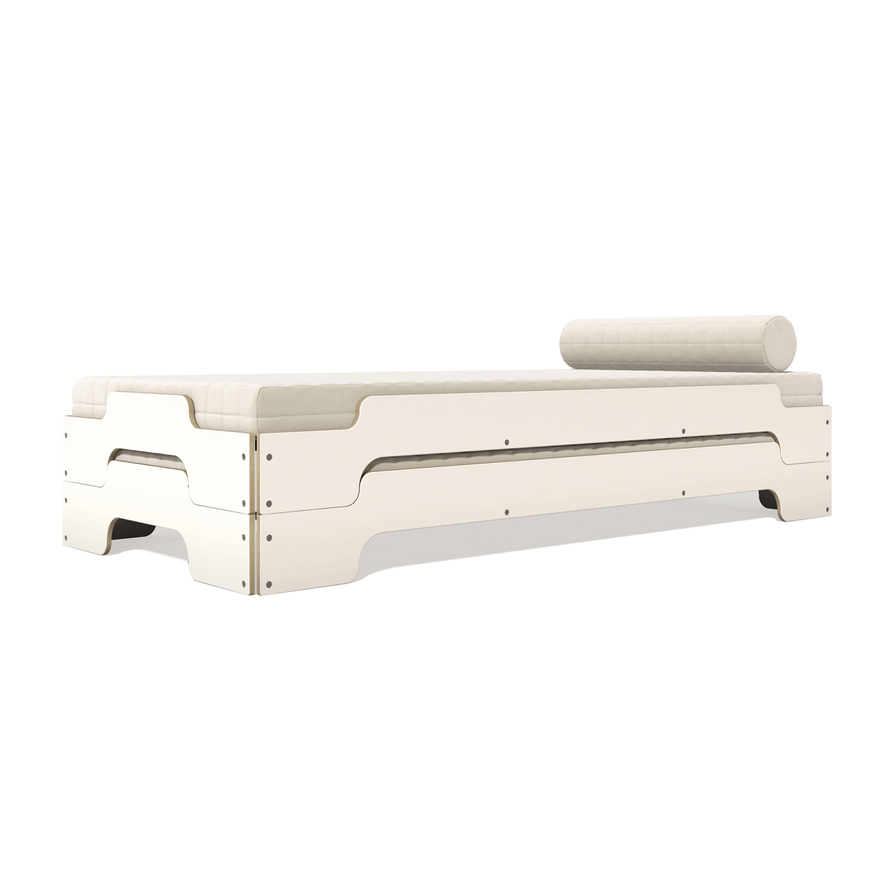 Stacking bed classic CPL white