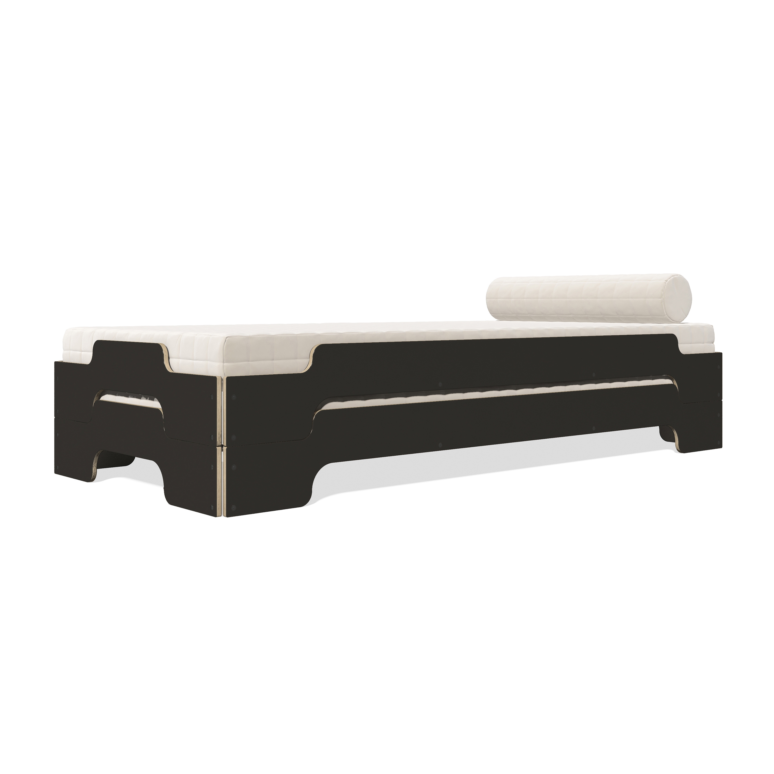 Display product Stacking bed CPL black from manufacturer Müller small living