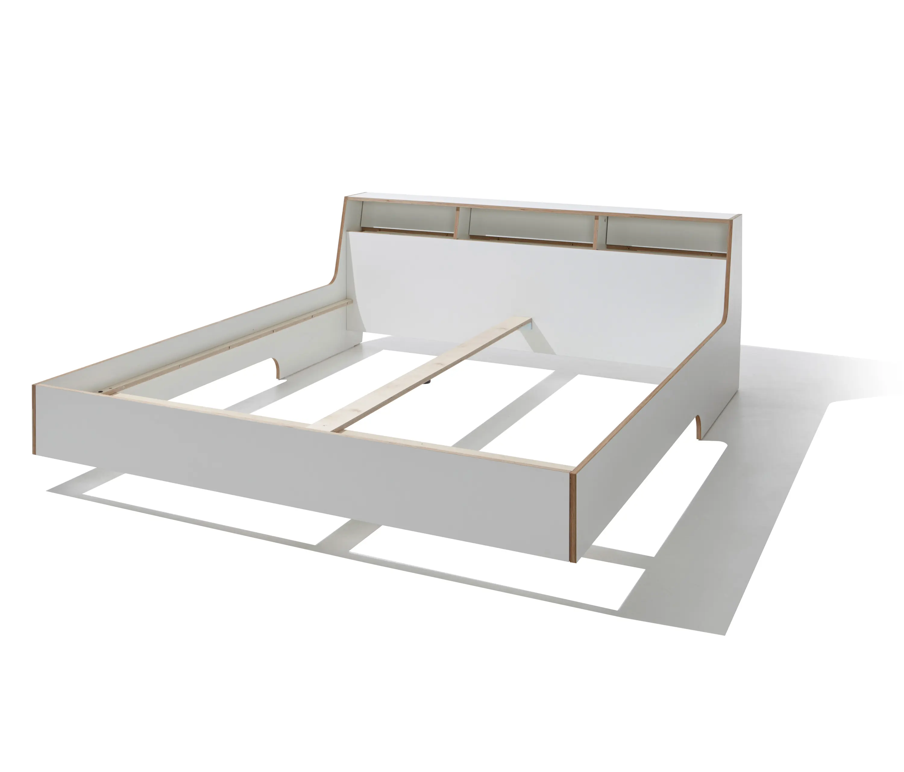 Müller small living - Slope bed CPL white