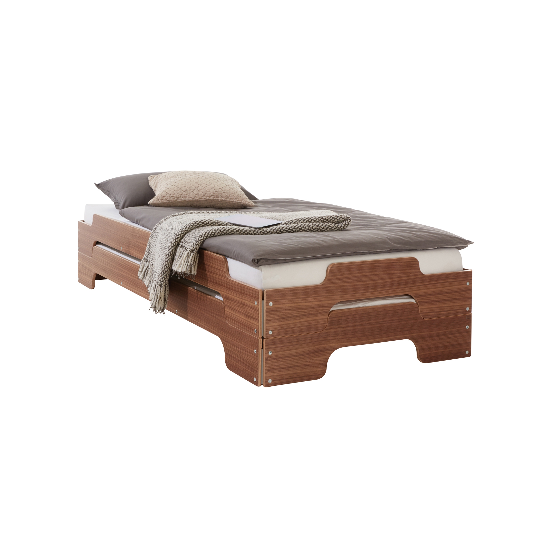Mostra il prodotto Stacking bed classic walnut del produttore Müller small living