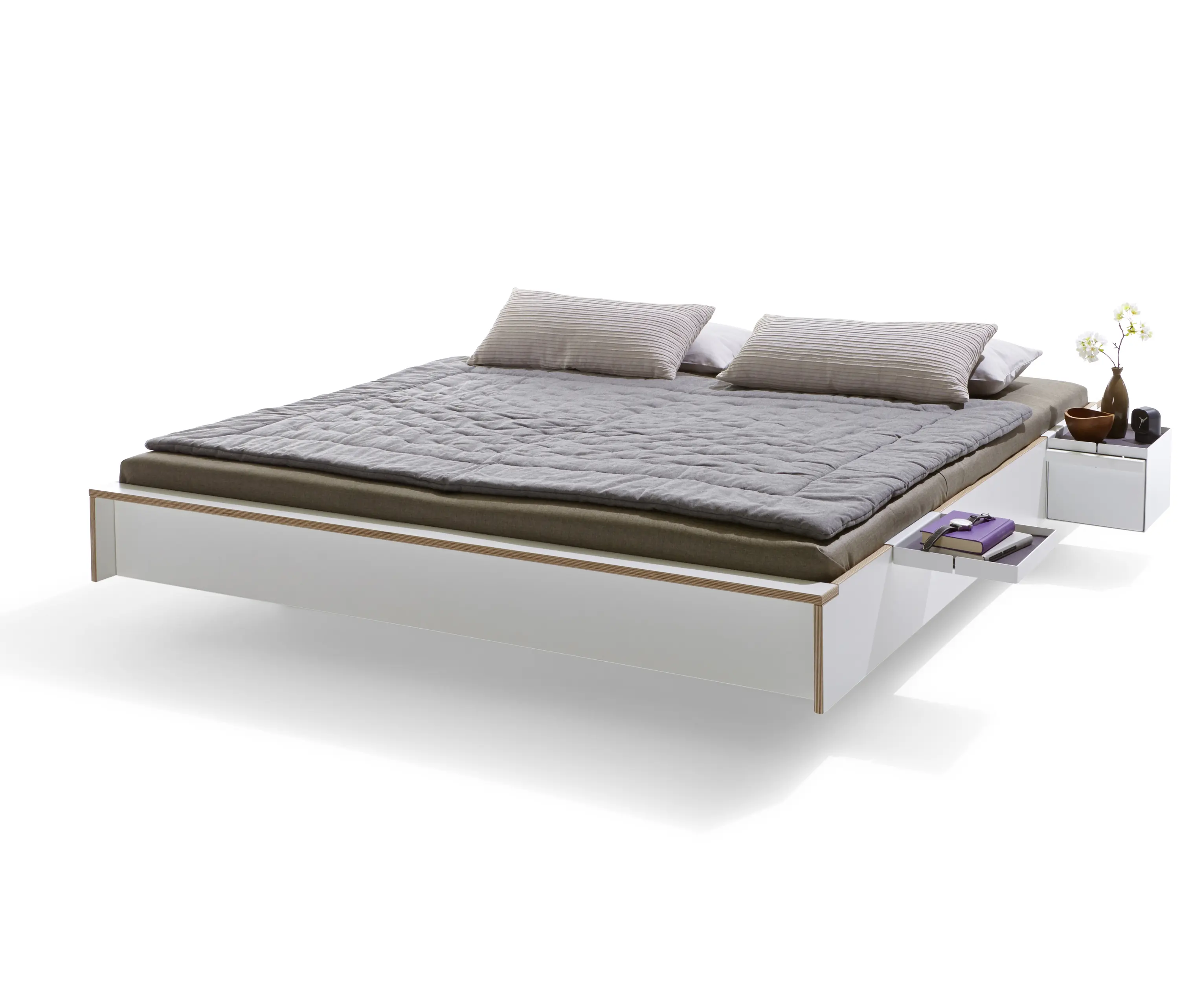 Müller small living - Flai bed CPL white