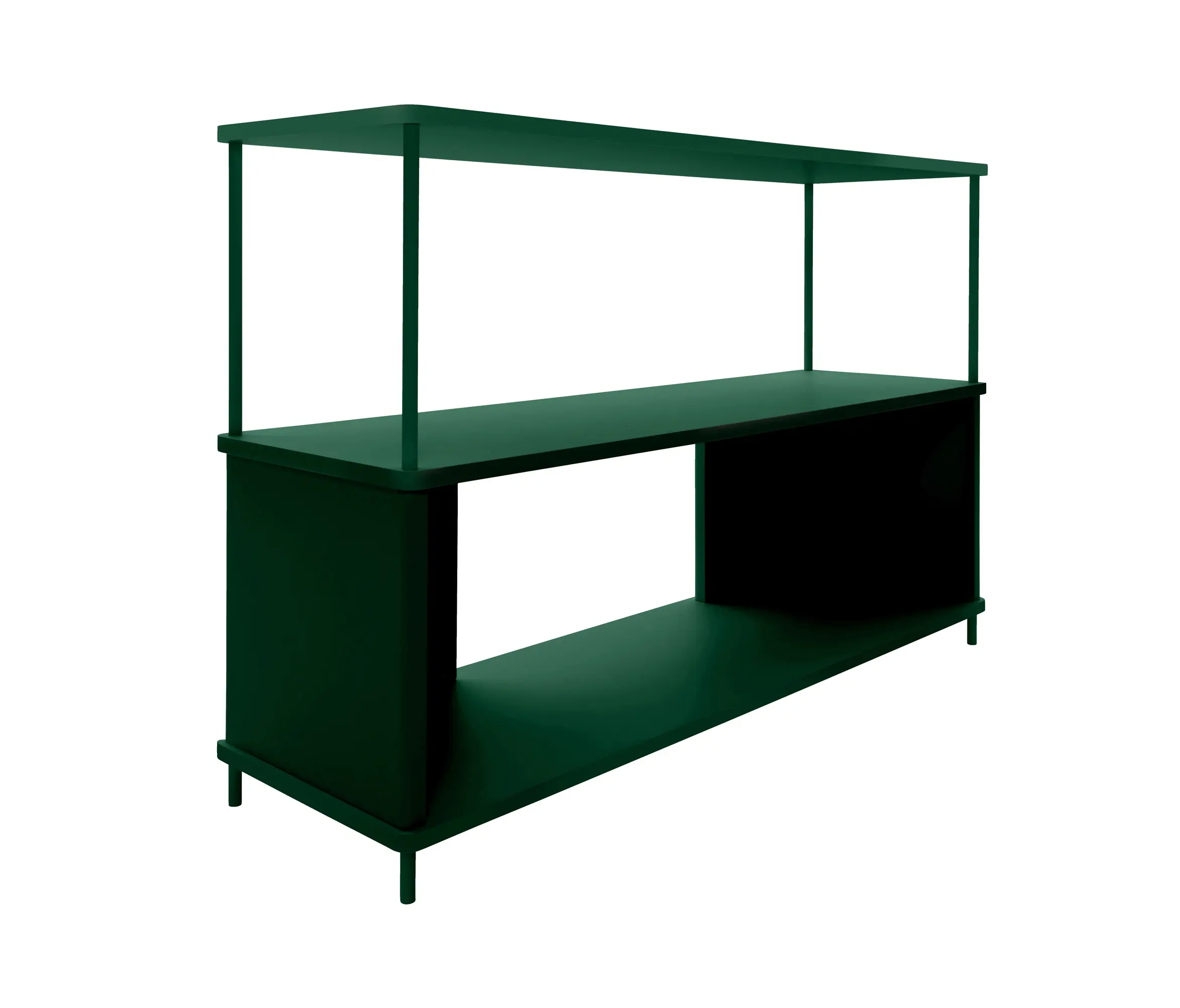 Müller small living - Pal shelf 
laquered in 20 colours
120 cm width