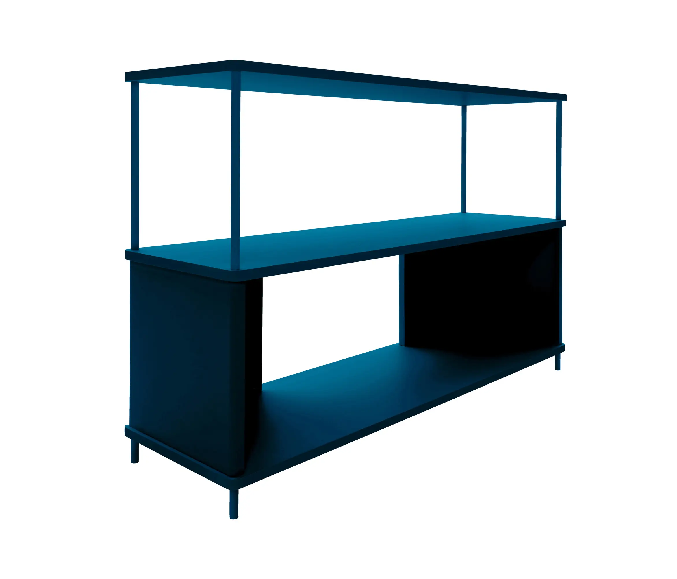 Müller small living - Pal shelf 
laquered in 20 colours
120 cm width