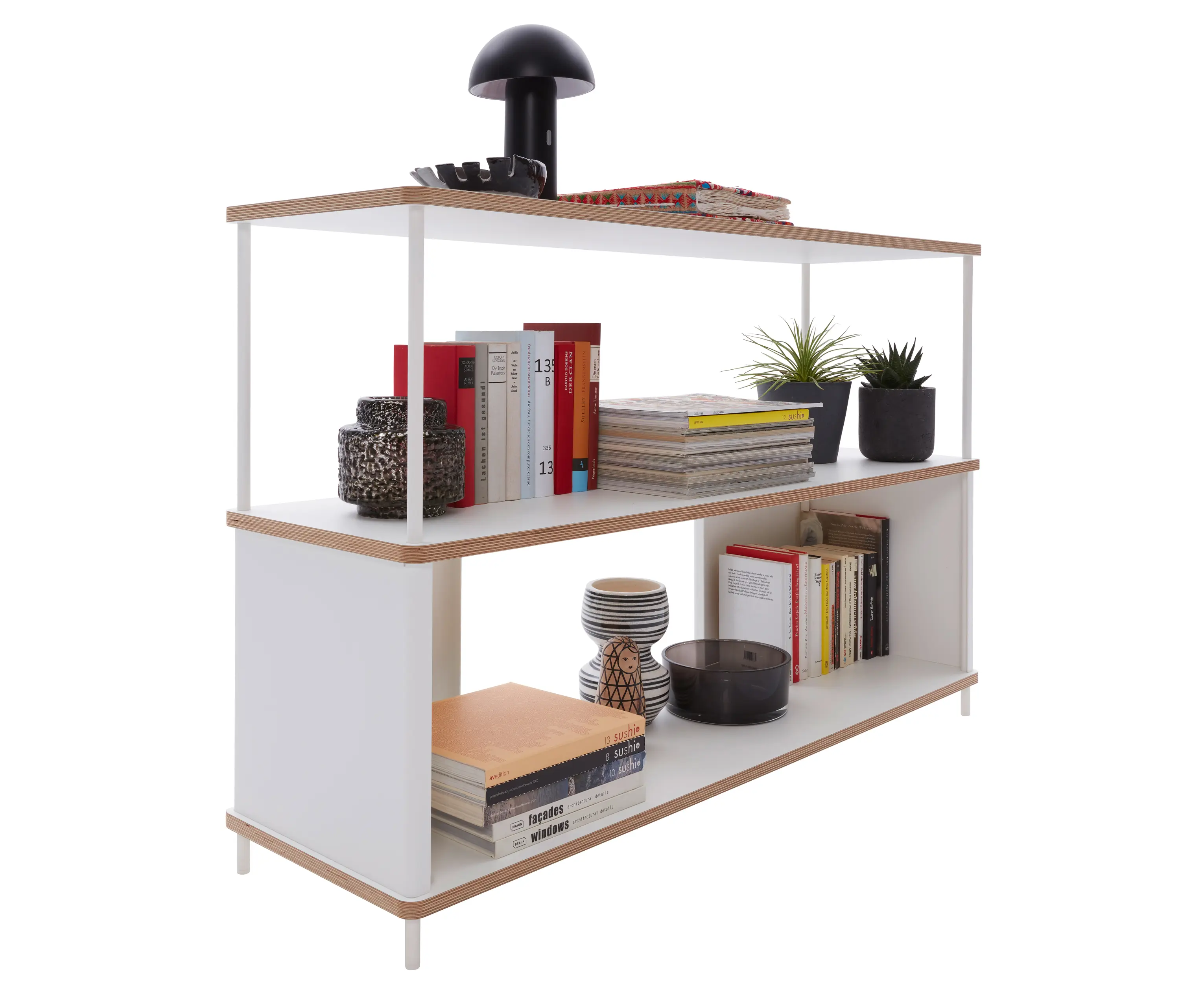 Müller small living - Pal shelf 
laquered in 20 colours
120 cm width