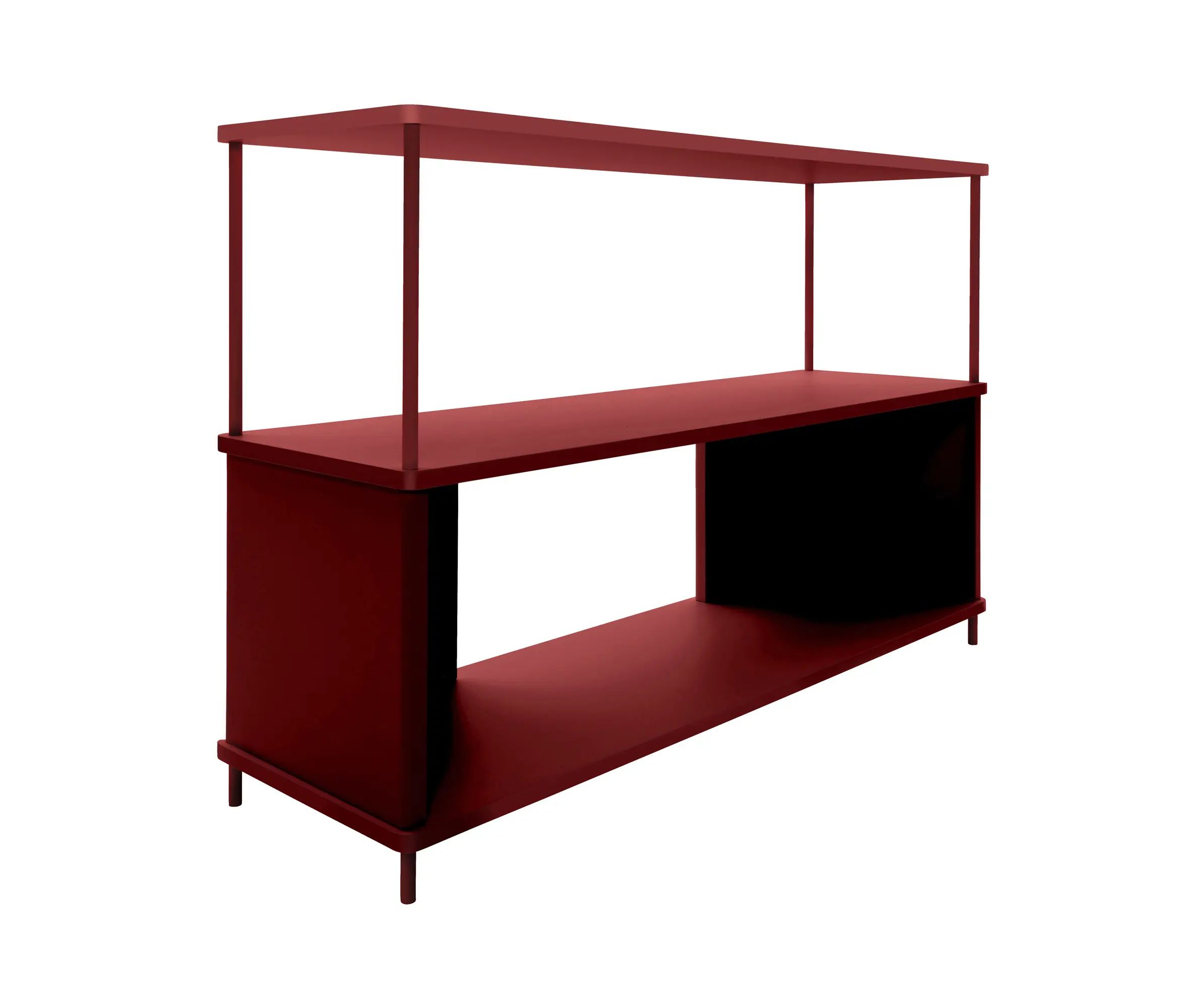 Müller small living - Pal shelf
laquered in 20 colours
120 cm width