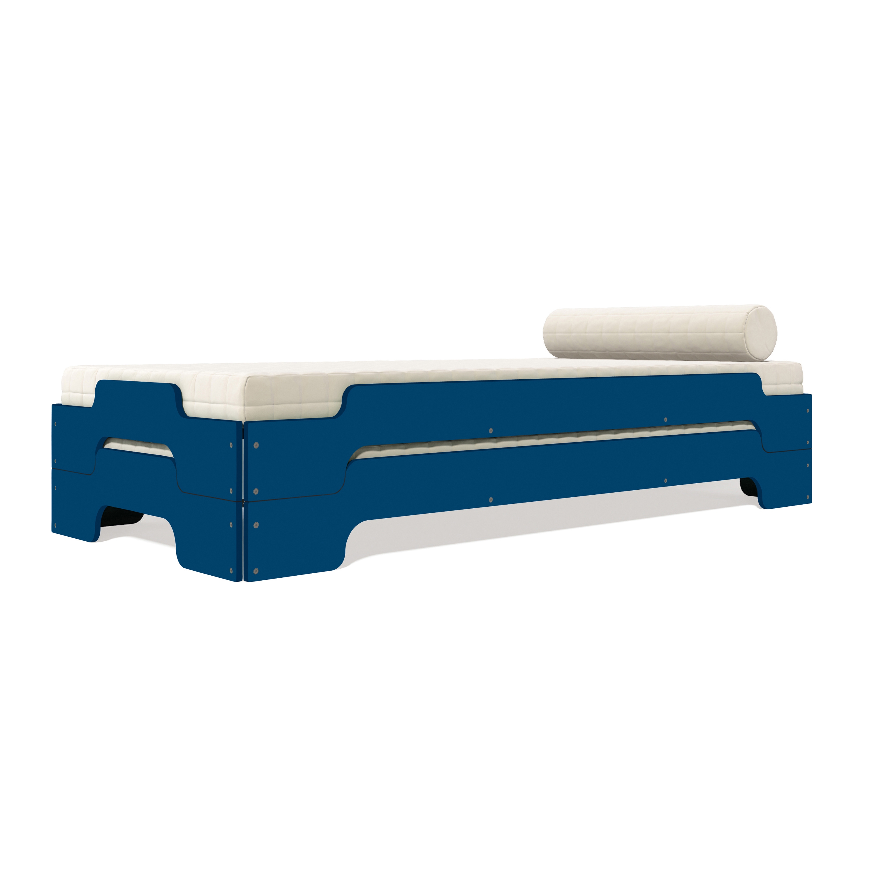Stacking bed lacquered in standard colours