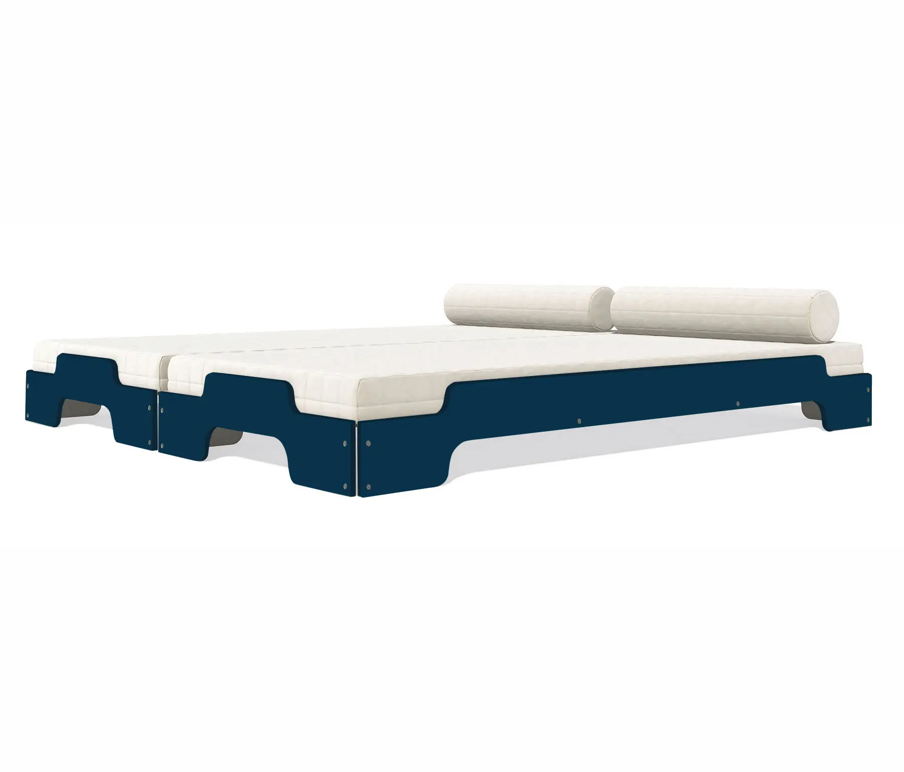 Müller small living - Stacking bed lacquered in standard colours